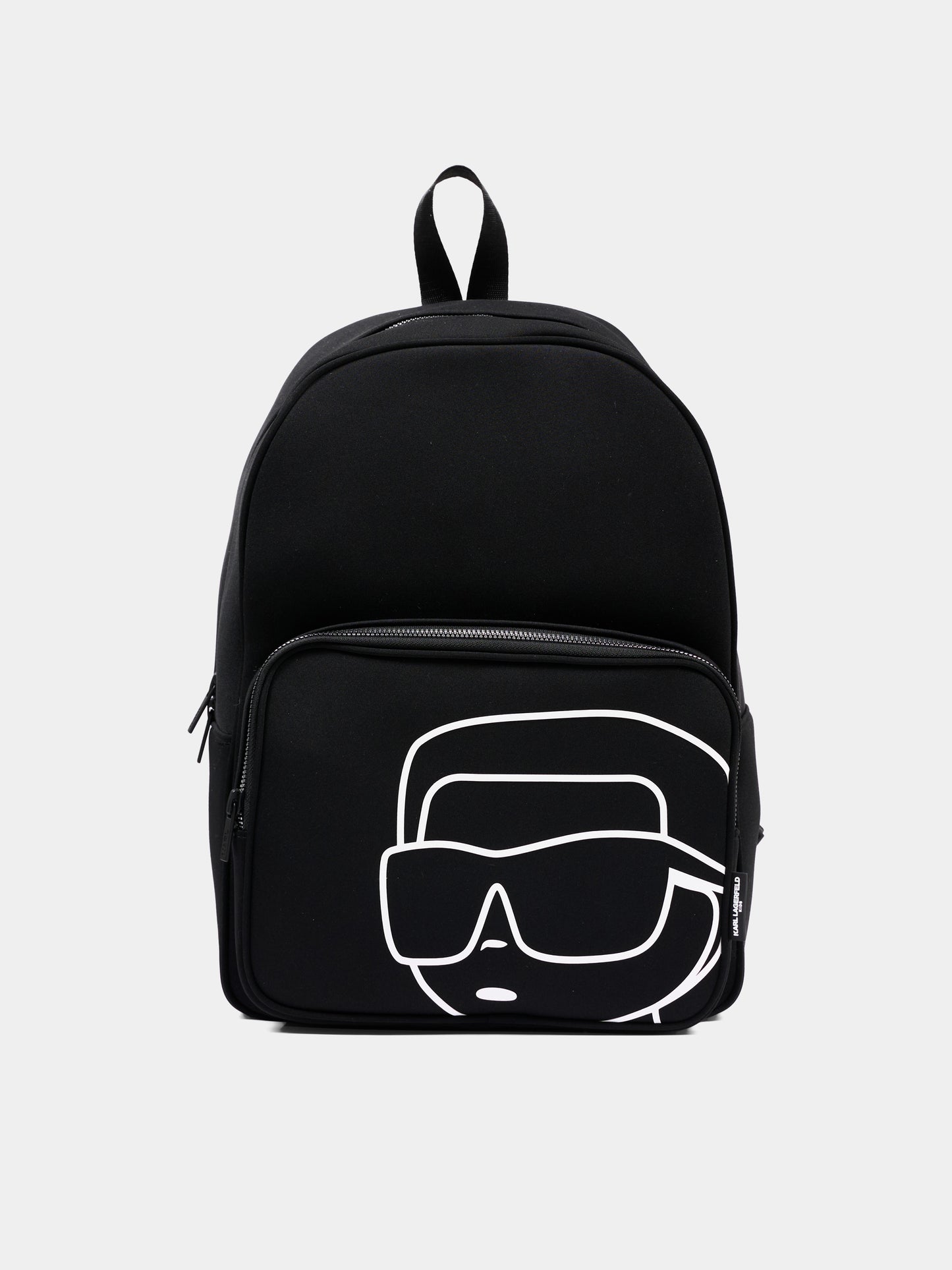 Zaino nero per bambino con Ikonik Karl,Karl Lagerfeld Kids,Z31445 09B