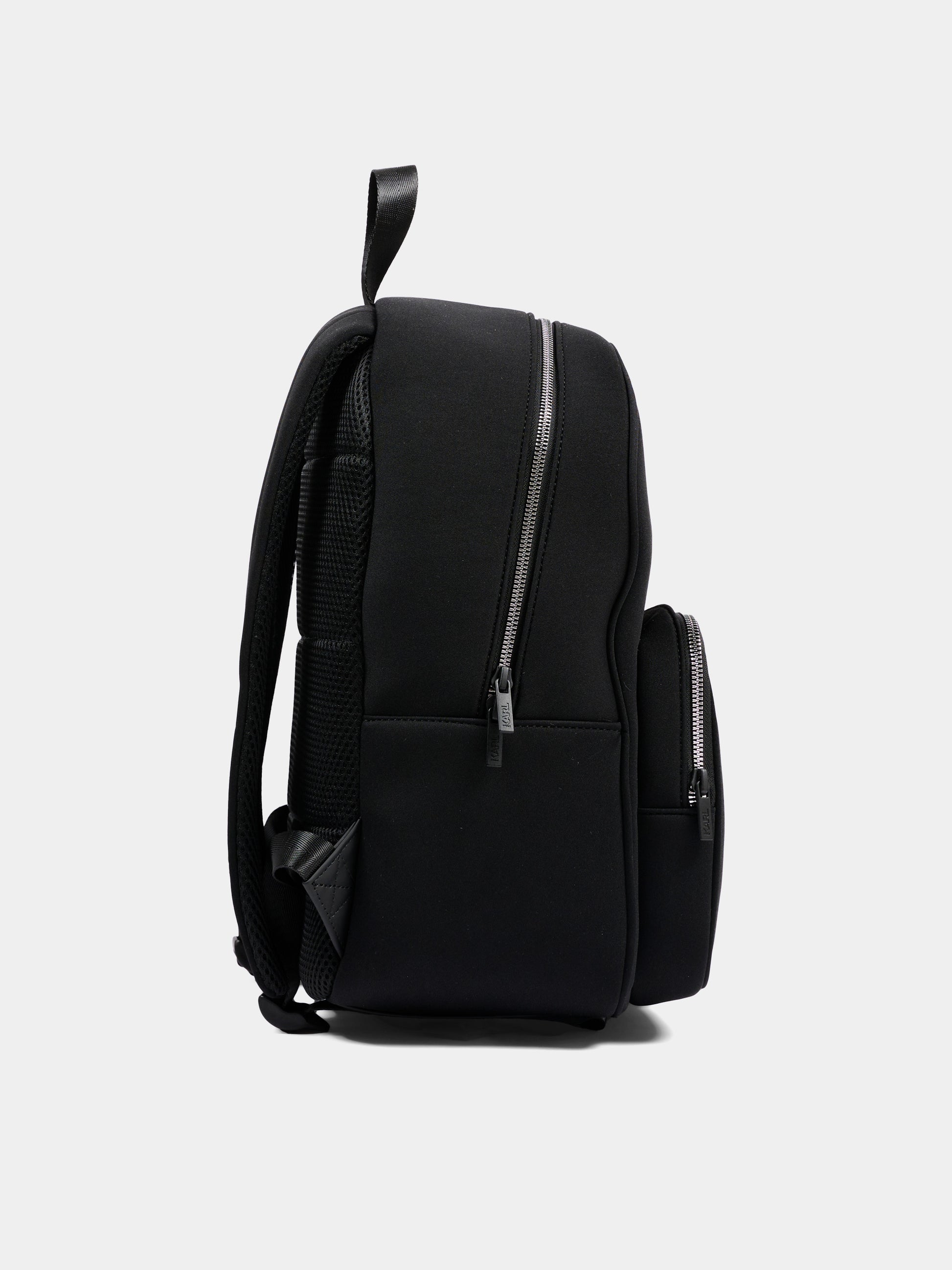 Zaino nero per bambino con Ikonik Karl,Karl Lagerfeld Kids,Z31445 09B