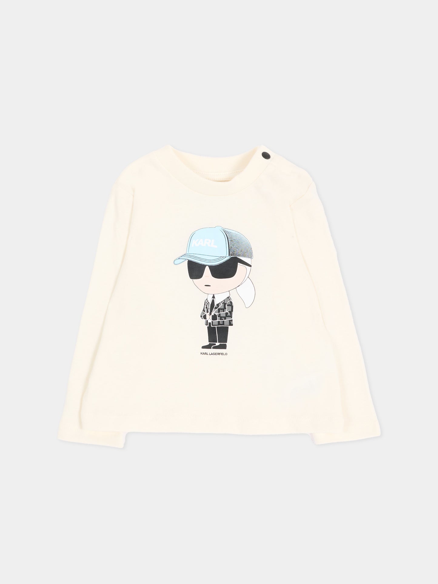 Completo sportivo lungo multicolor per neonato con logo,Karl Lagerfeld Kids,Z31484 M41