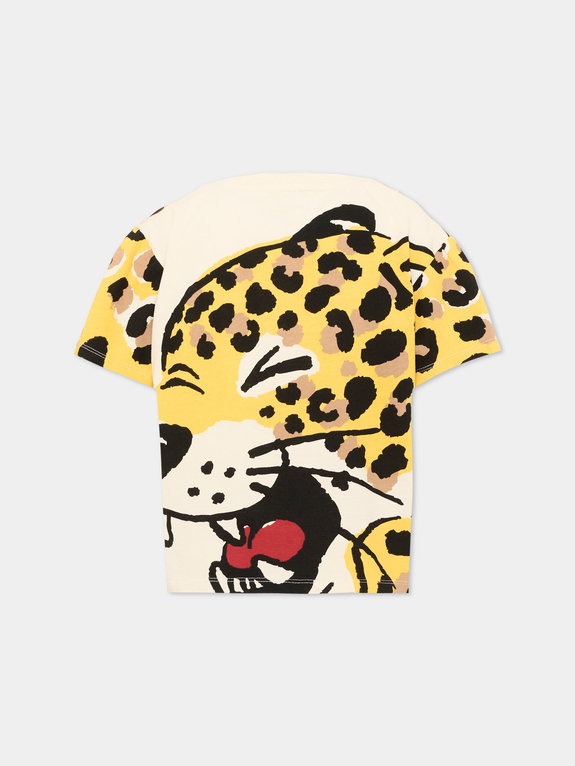 T-Shirt multicolor per bambini con tigre,Kenzo Kids,K61961 563