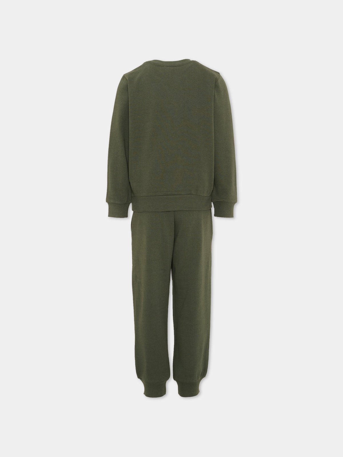 Completo sportivo lungo verde logo,Kenzo Kids,K62039 64Q