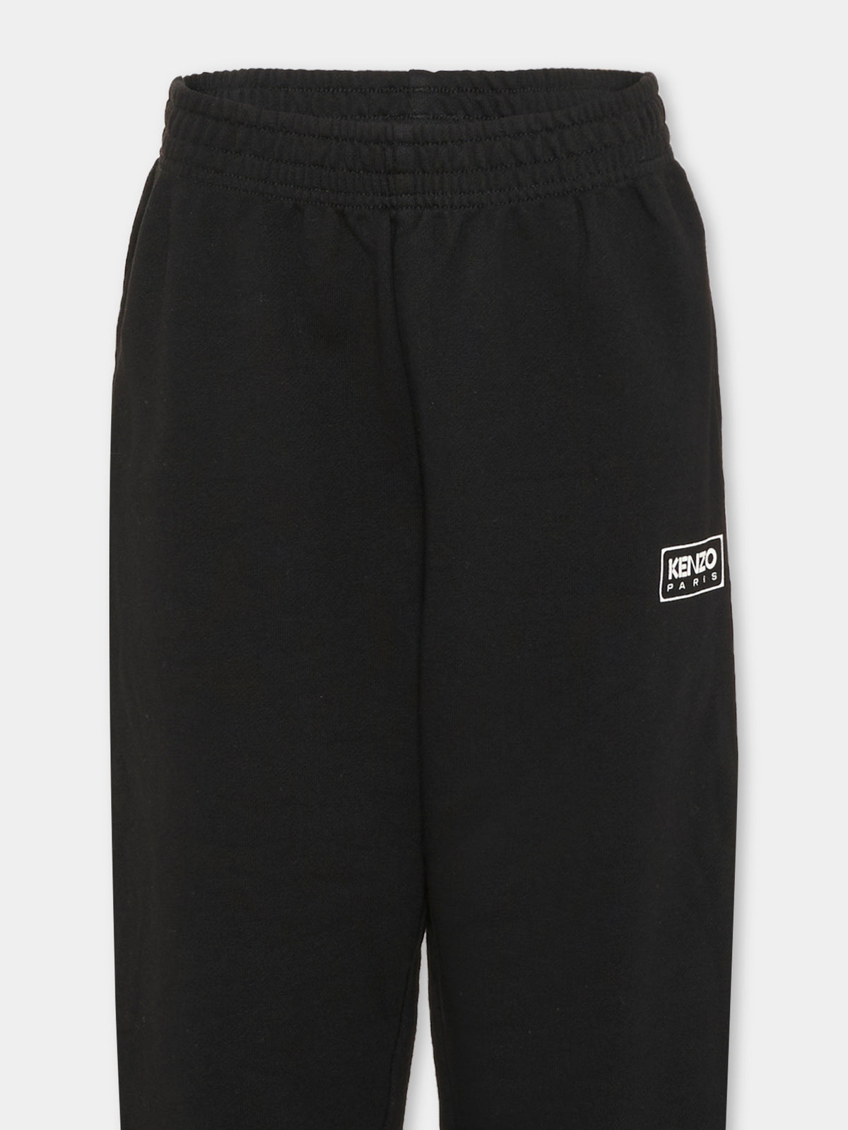 Pantalone nero per bambini con logo,Kenzo Kids,K62042 09B