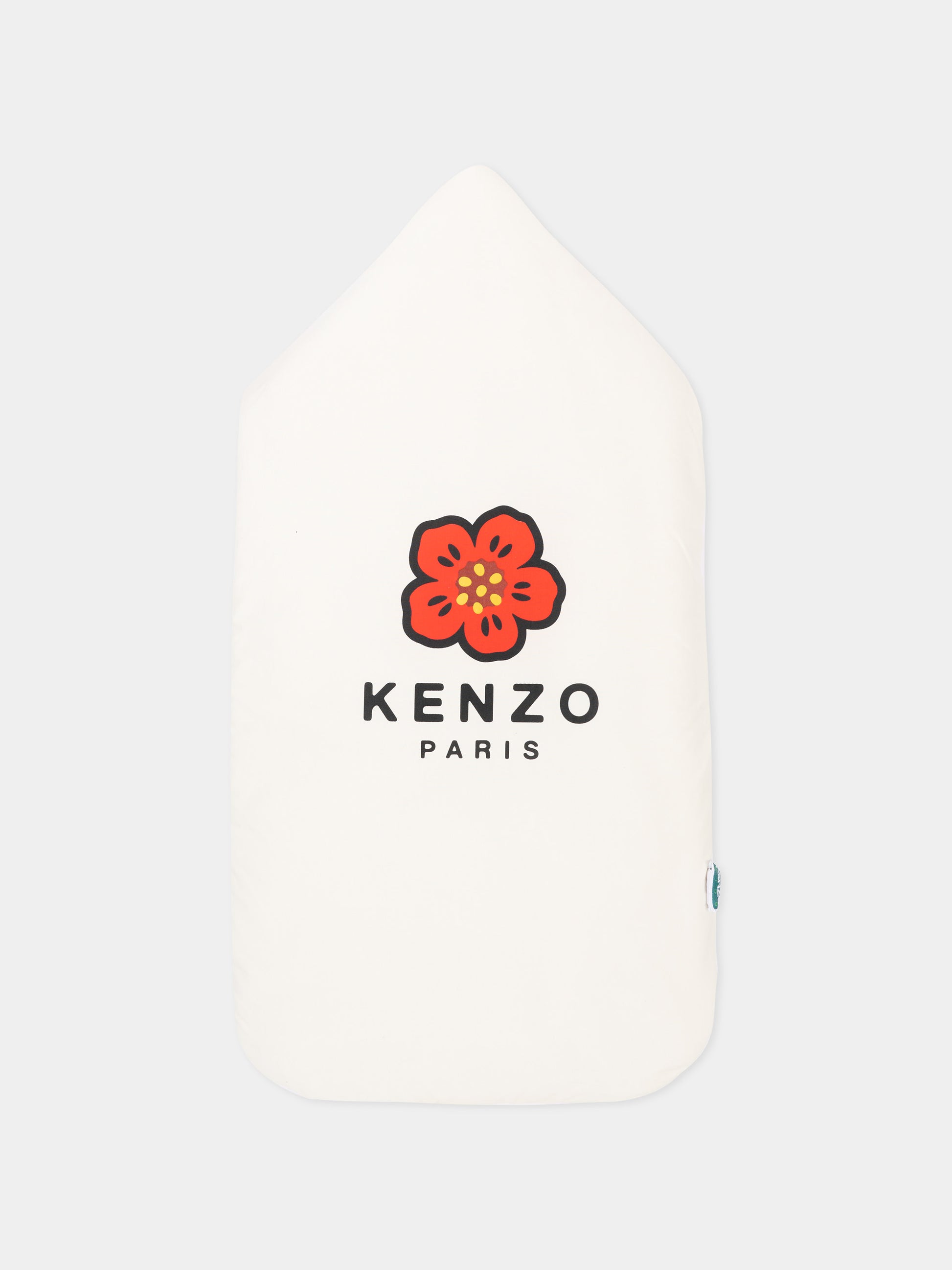 Sacco nanna avorio per neonata con logo,Kenzo Kids,K62073 117