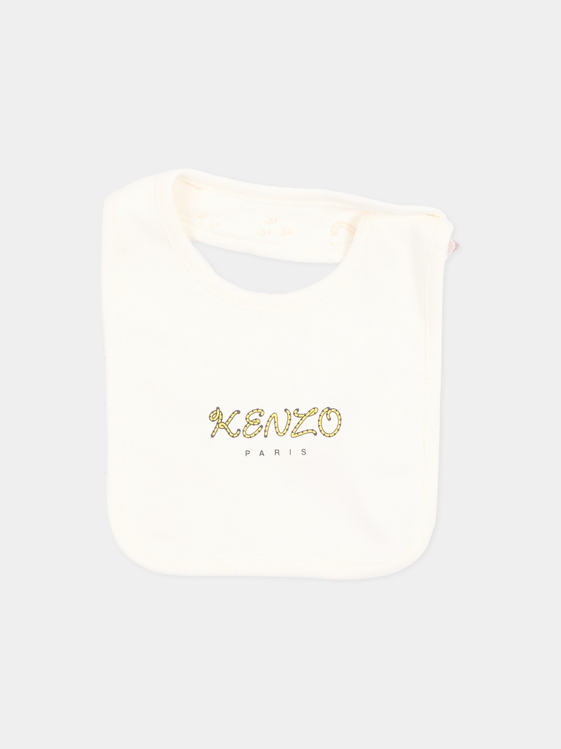 Set Tutine avorio per neonato con tigre,Kenzo Kids,K62079 117