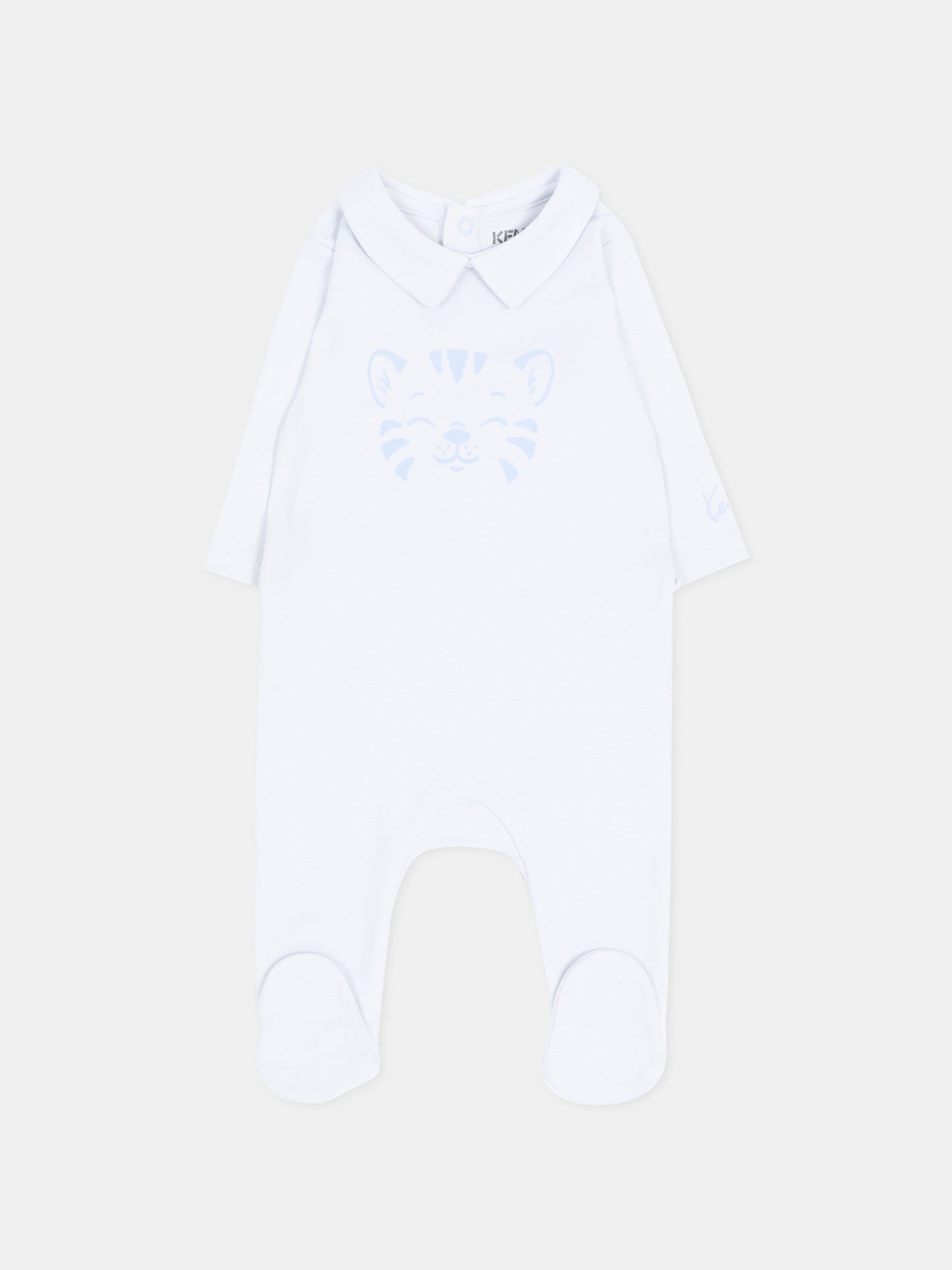 Tutina celeste per neonato Tiger,Kenzo Kids,K62085 77M