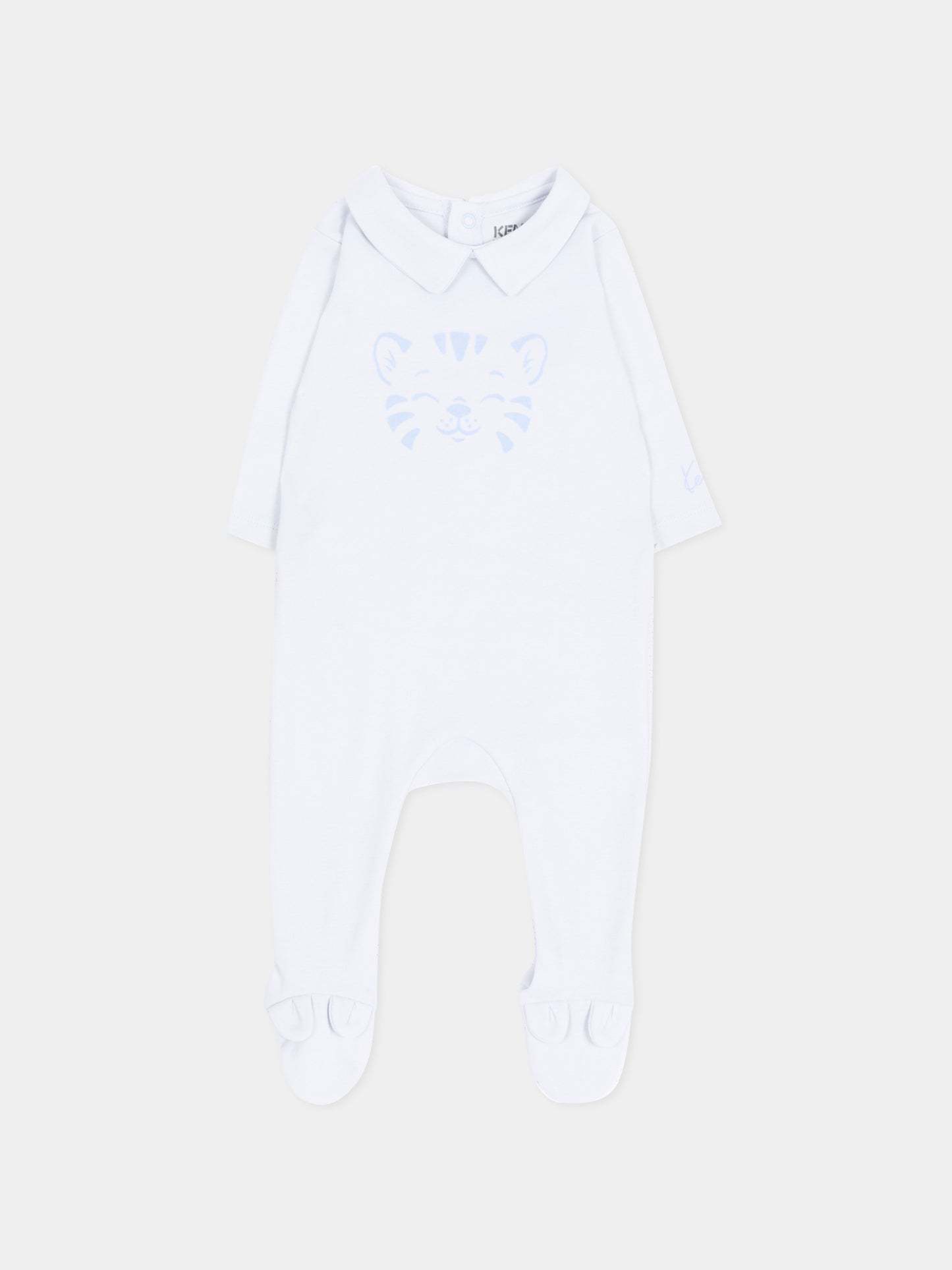 Tutina celeste per neonato Tiger,Kenzo Kids,K62085 77M