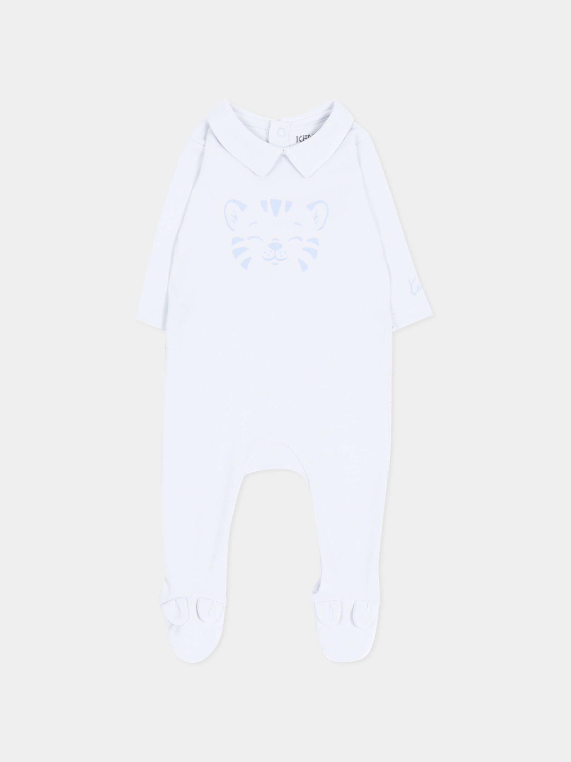 Tutina celeste per neonato Tiger,Kenzo Kids,K62085 77M