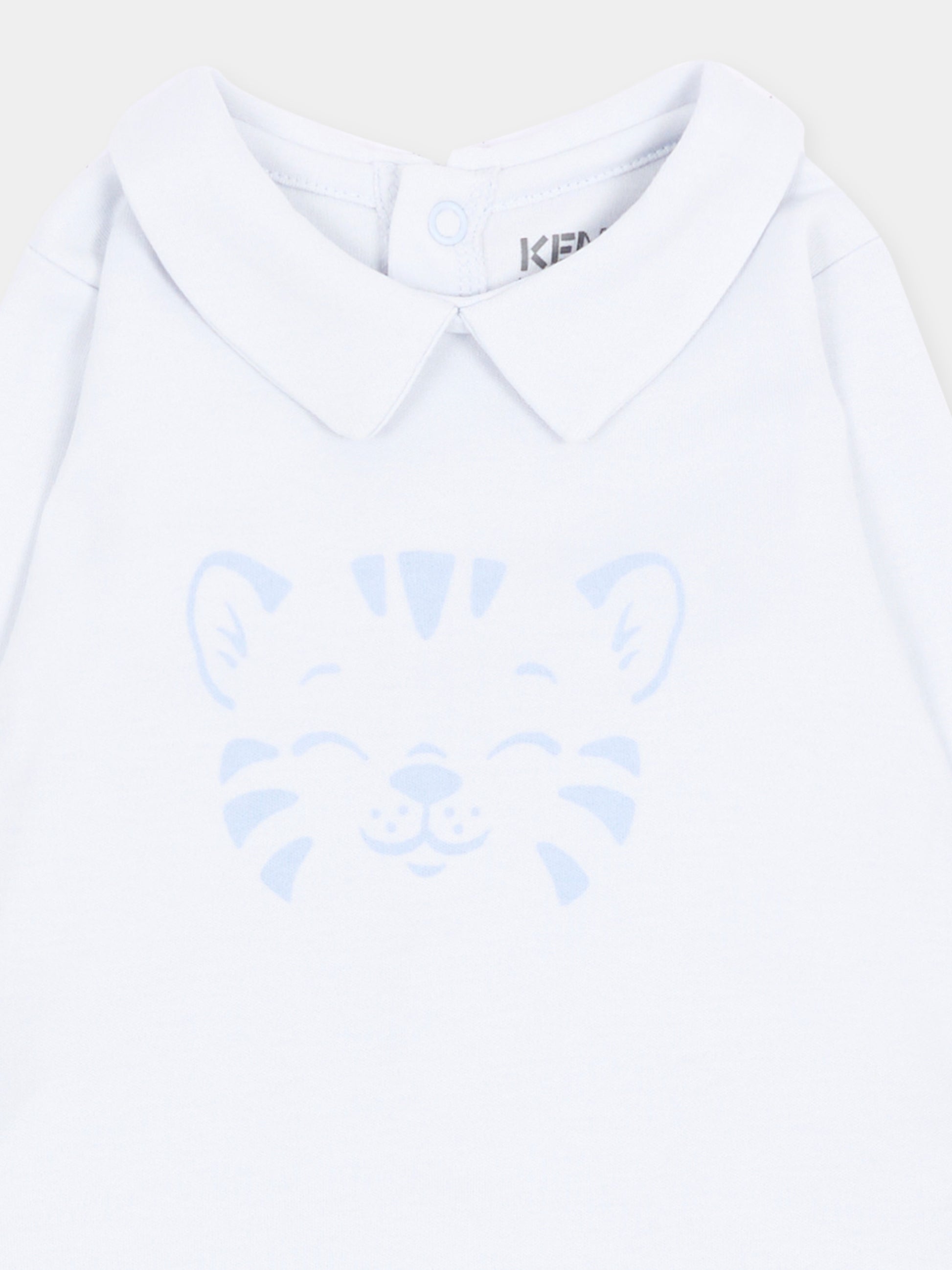 Tutina celeste per neonato Tiger,Kenzo Kids,K62085 77M