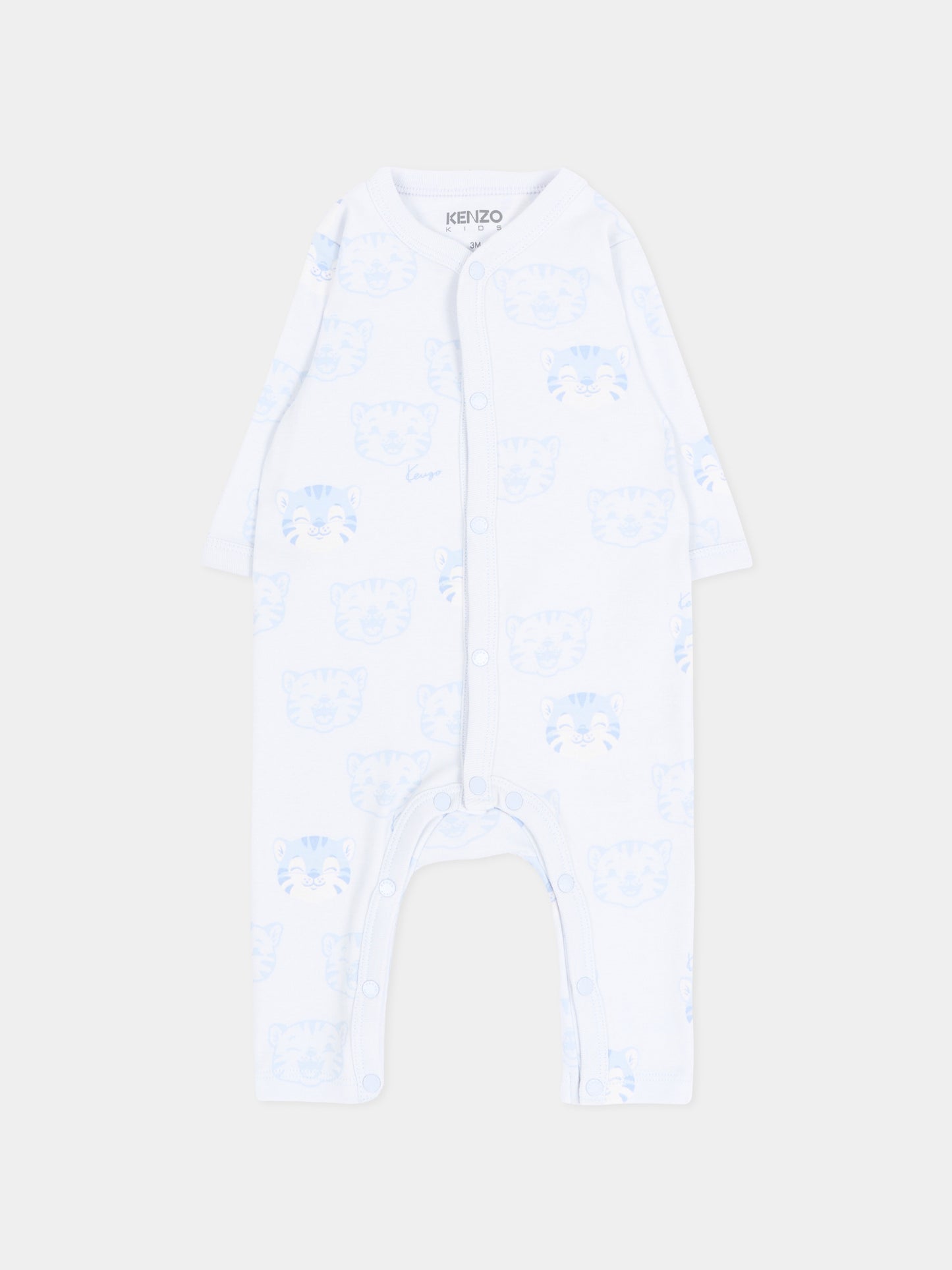 Set Tutine celeste per neonato Tiger,Kenzo Kids,K62086 77M