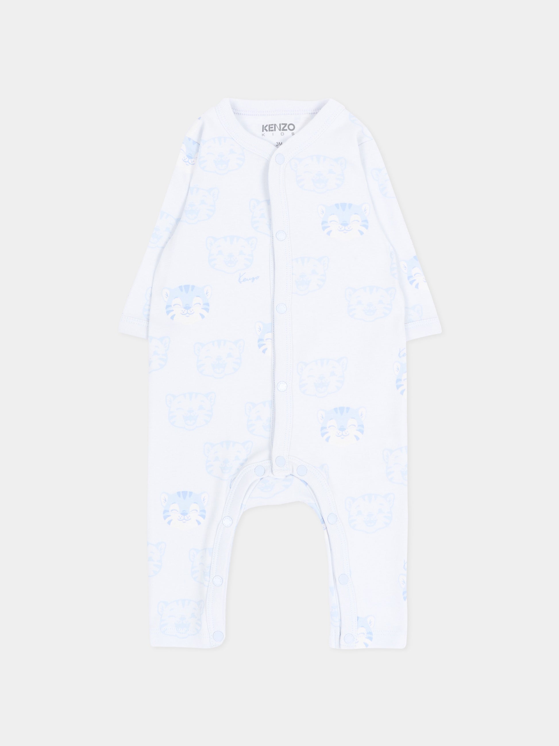 Set Tutine celeste per neonato Tiger,Kenzo Kids,K62086 77M