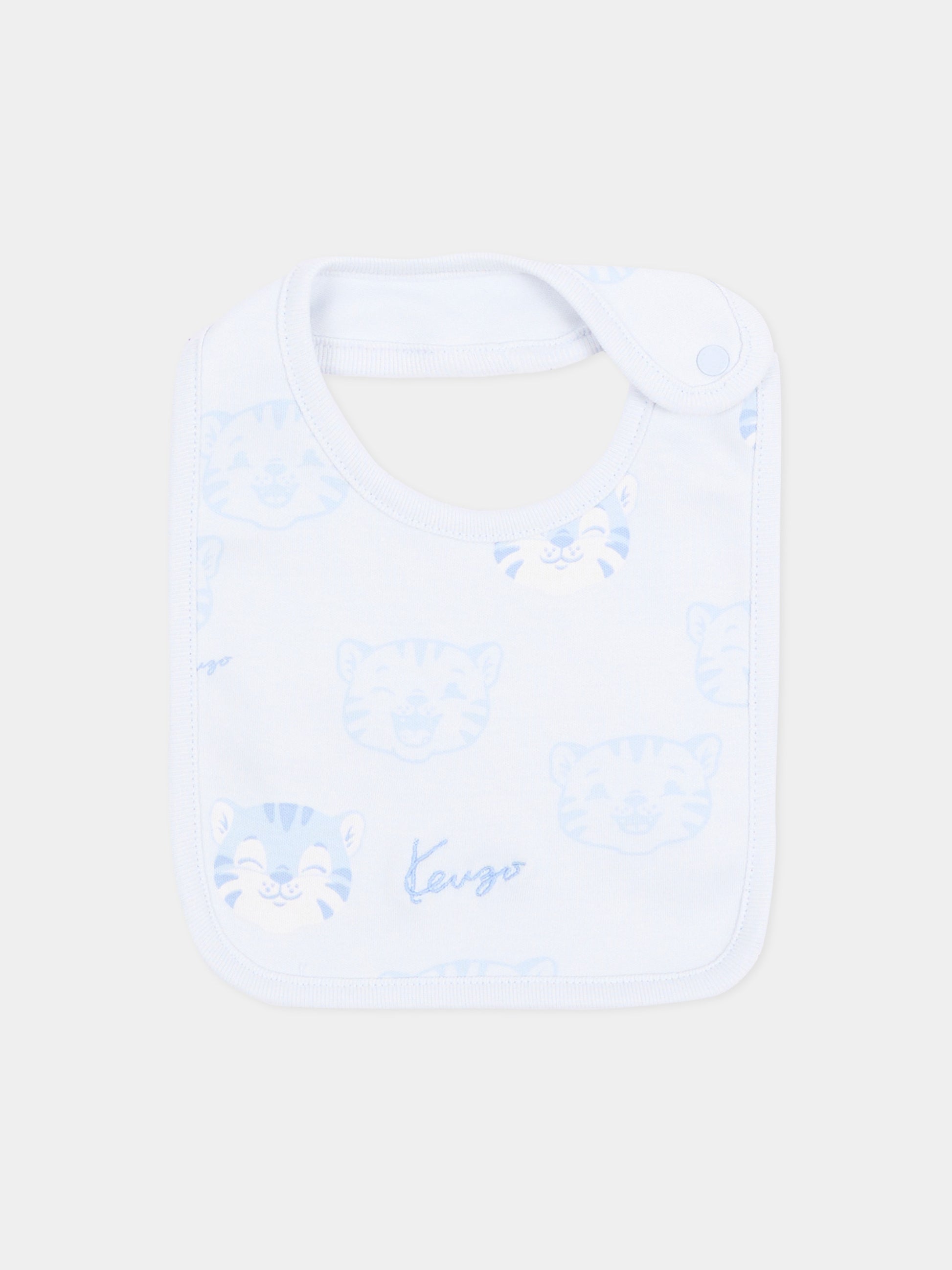 Set Tutine celeste per neonato Tiger,Kenzo Kids,K62086 77M