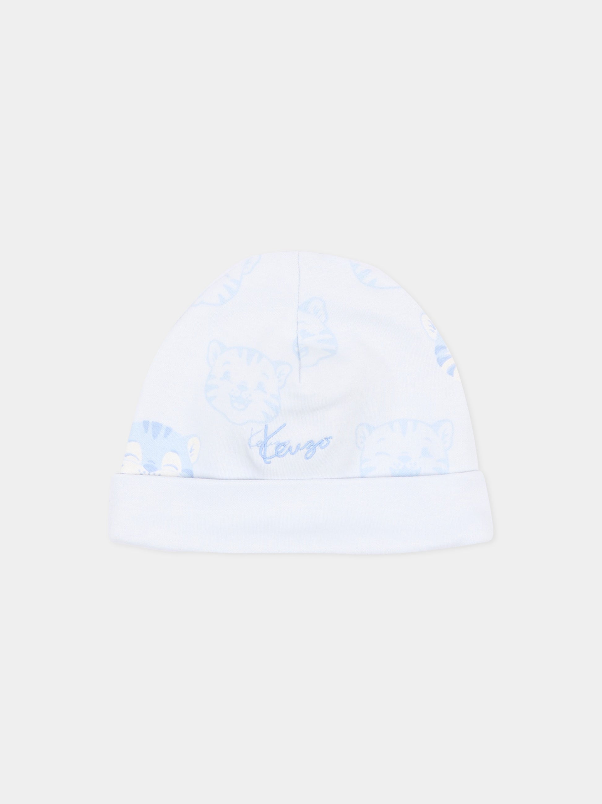 Set Tutine celeste per neonato Tiger,Kenzo Kids,K62086 77M
