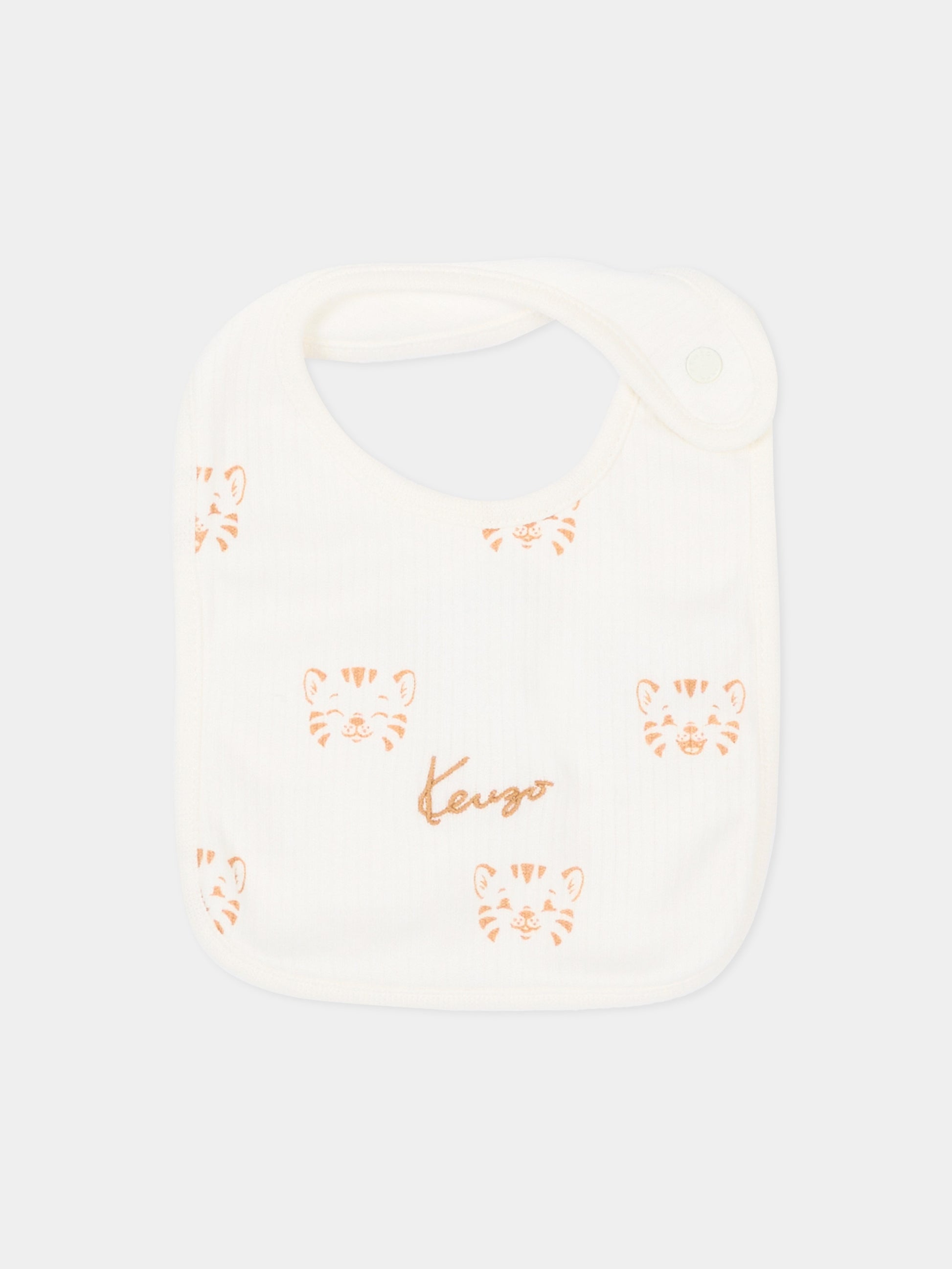 Set tutina avorio per neonati  con tigri,Kenzo Kids,K62088 117