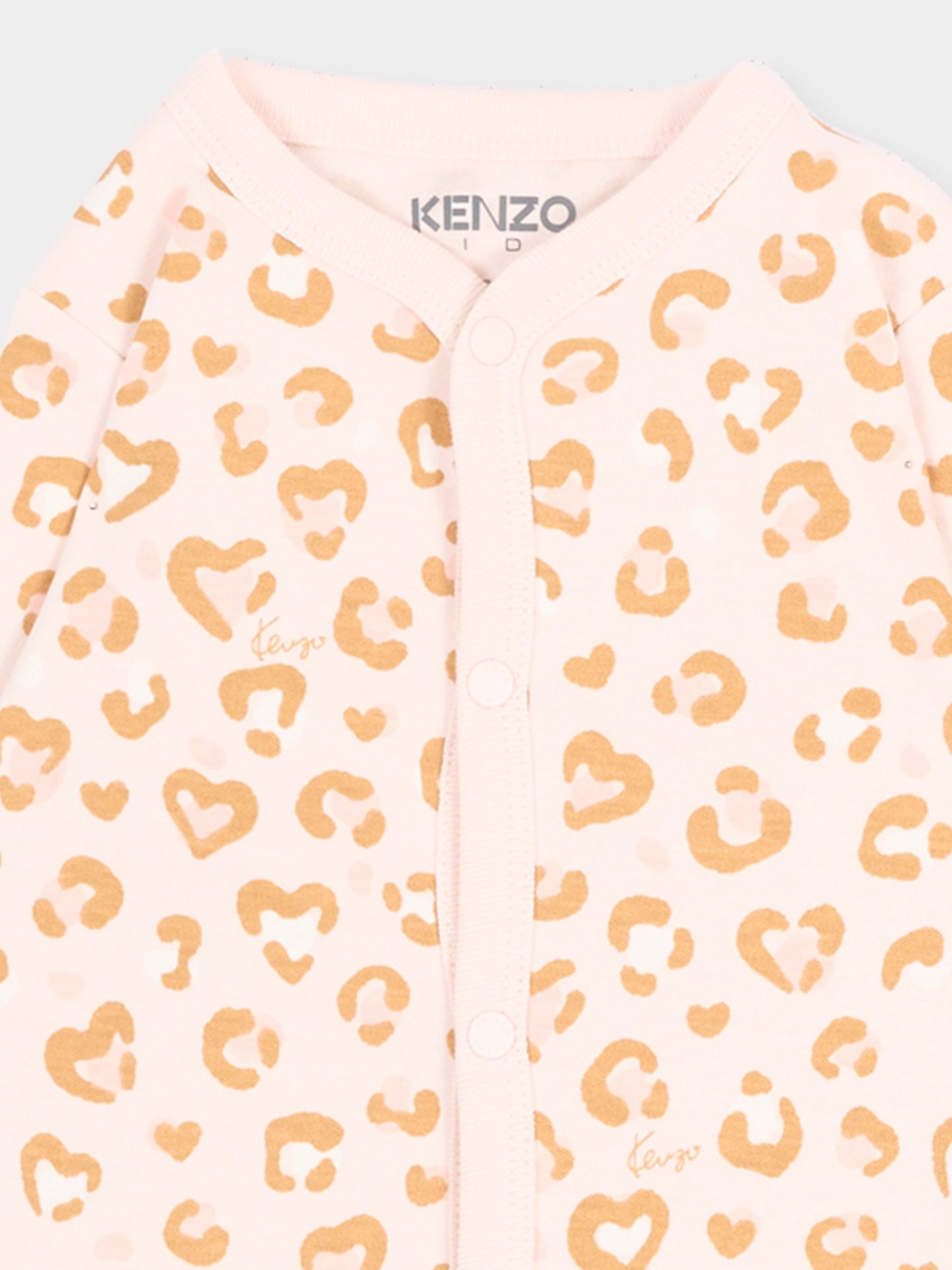 Set Tutine rosa per neonata stampato,Kenzo Kids,K62098 43B