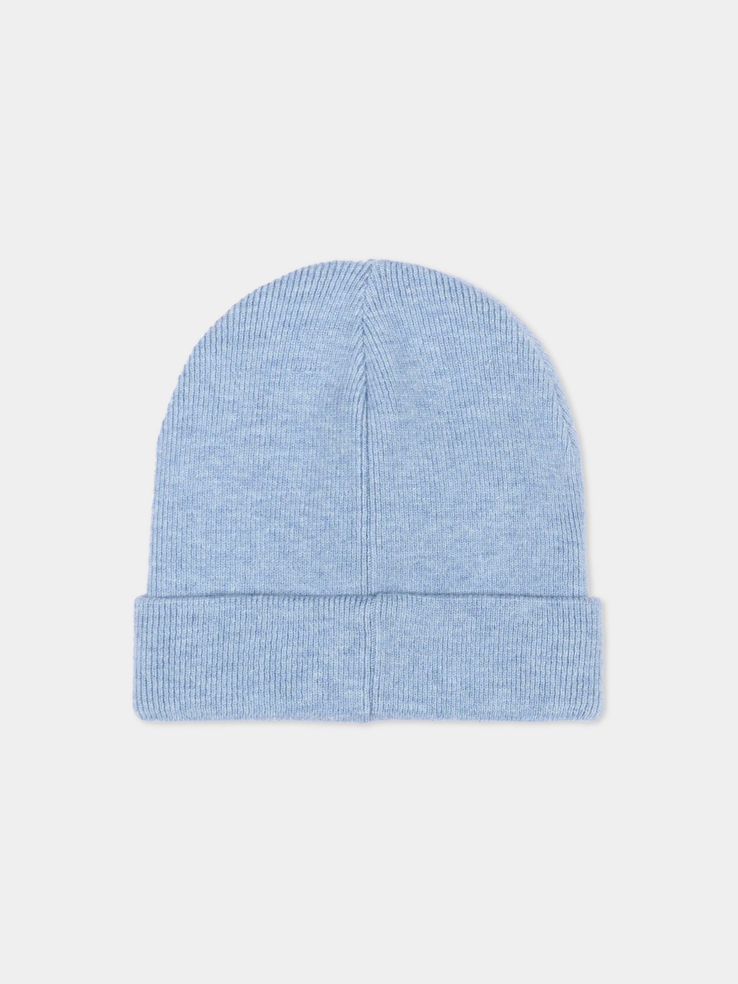 Berretto azzurro per bambino con logo,Kenzo Kids,K62156 77E