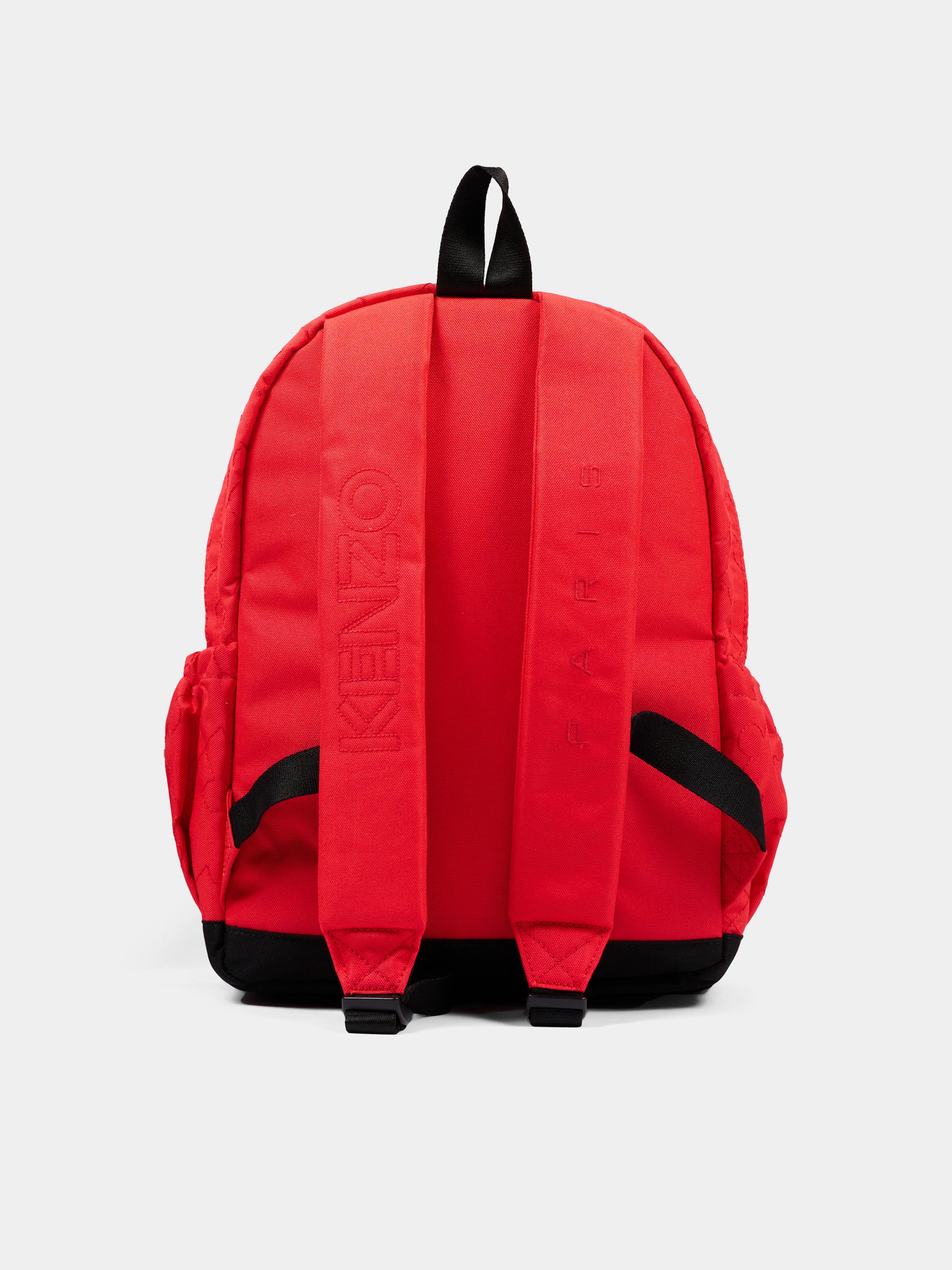 Zaino rosso con patch ricamate,Kenzo Kids,K62168 990