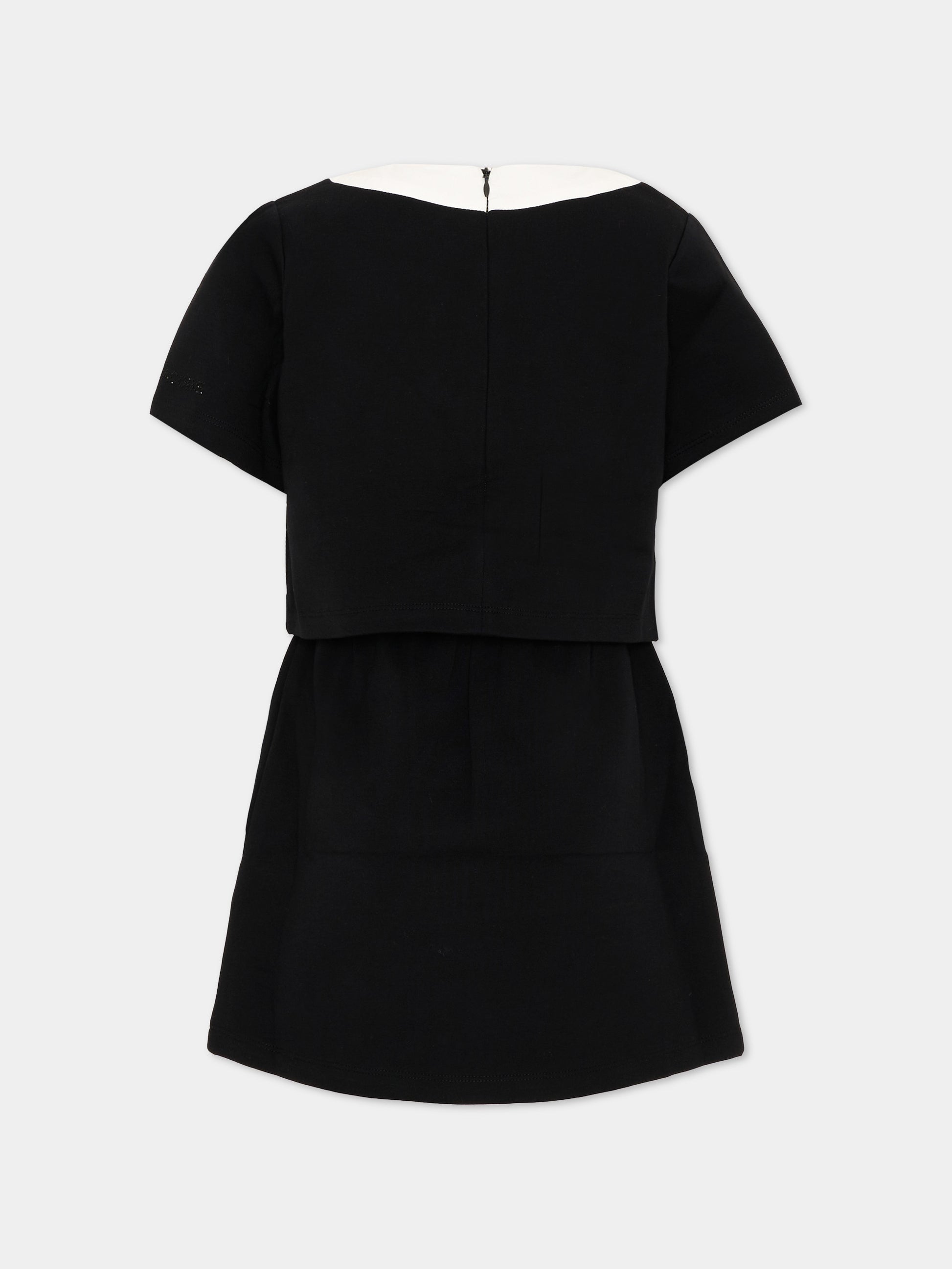 Vestito a manica corta nero con fiocco,Marc Jacobs,W60974 09B