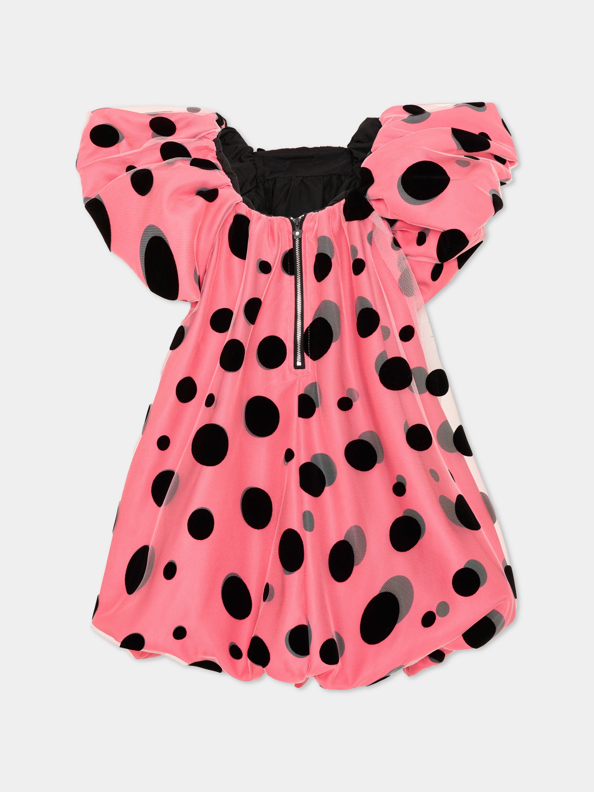 Abito elegante rosa per bambina a pois,Marc Jacobs,W60980 98A