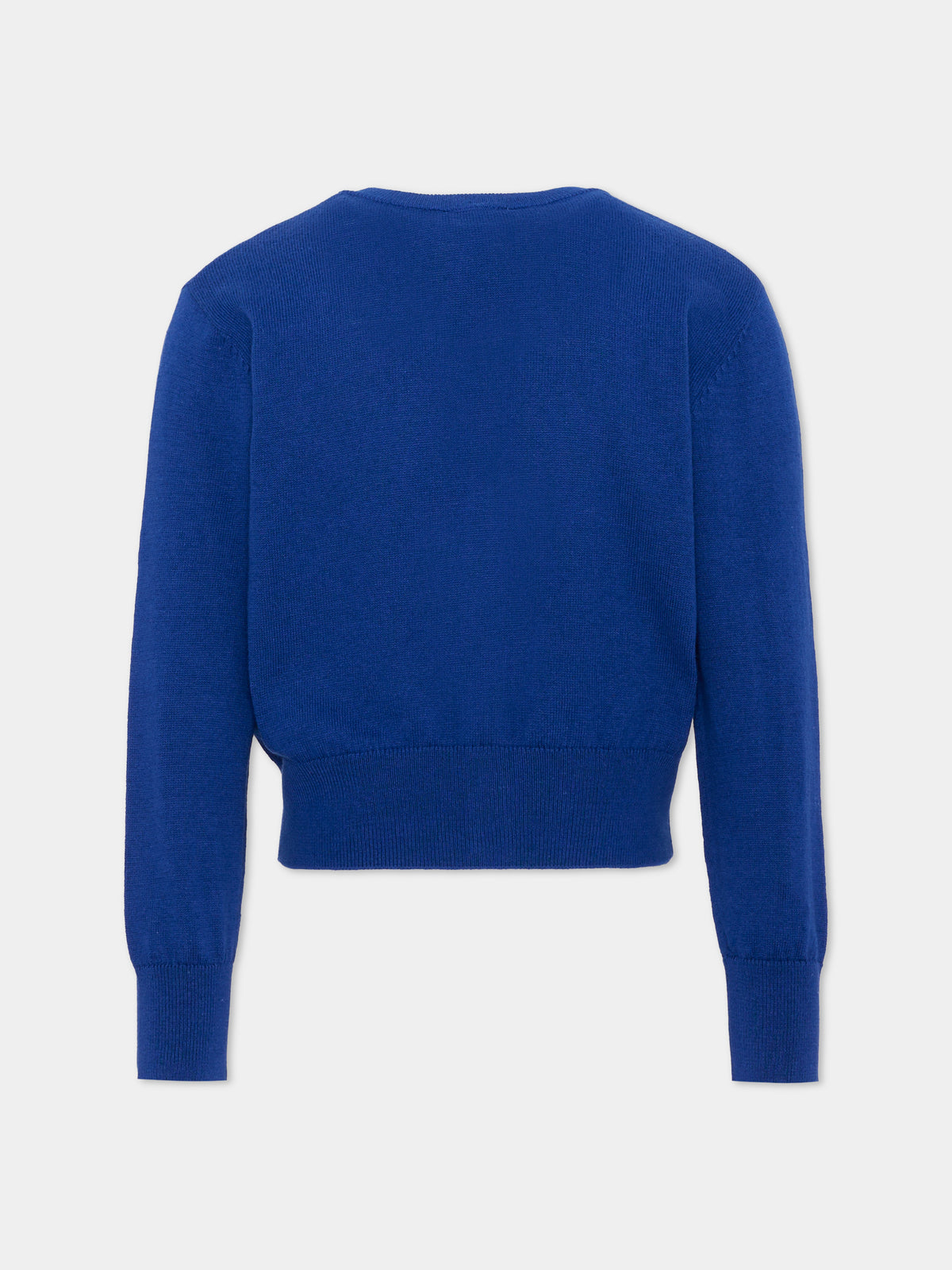 Cardigan blu per bambina con applicazioni,Marc Jacobs,W61003 841