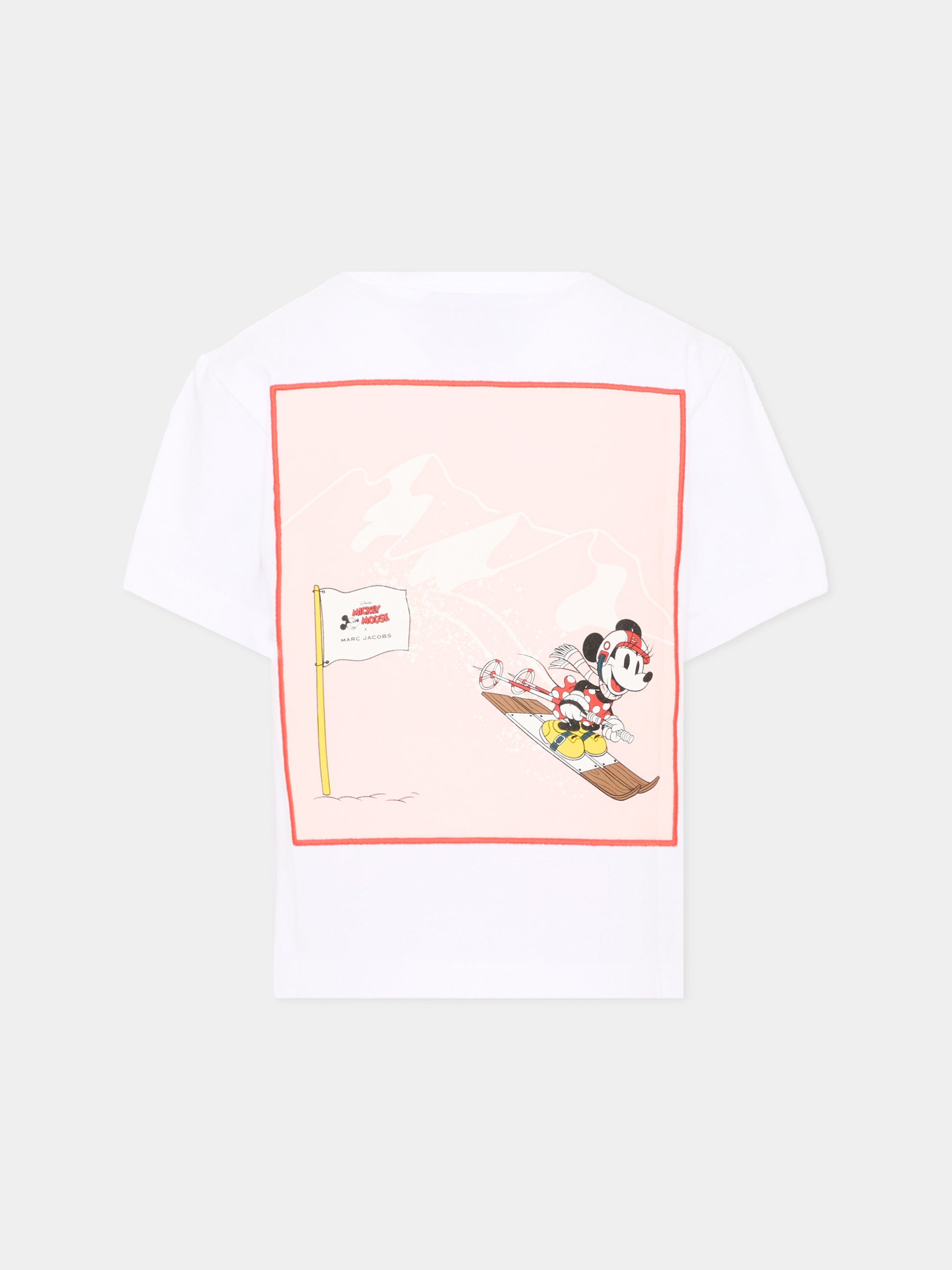 T-shirt bianca per bambina con stampa,Marc Jacobs,W61023 10P