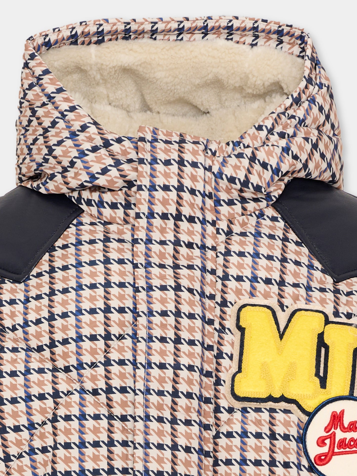 Piumino beige per bambino con logo,Marc Jacobs,W61060 184