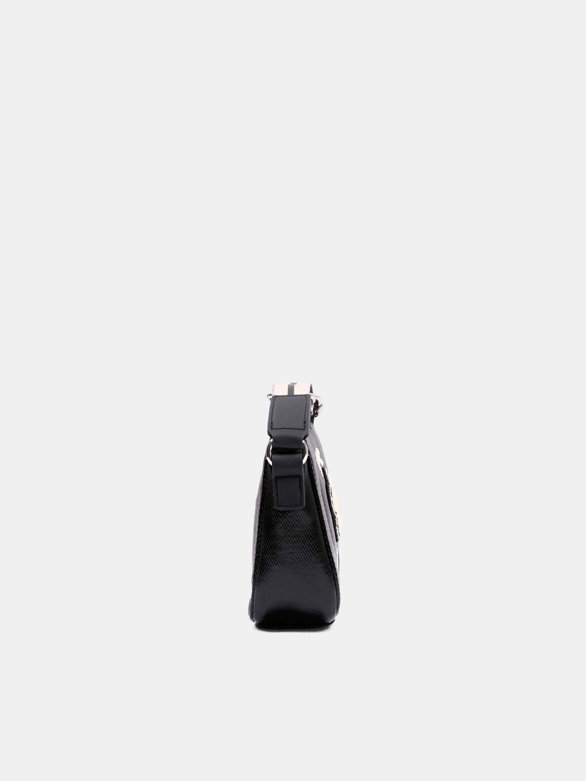 Borsa nera per bambina con logo,Marc Jacobs,W61091 09B