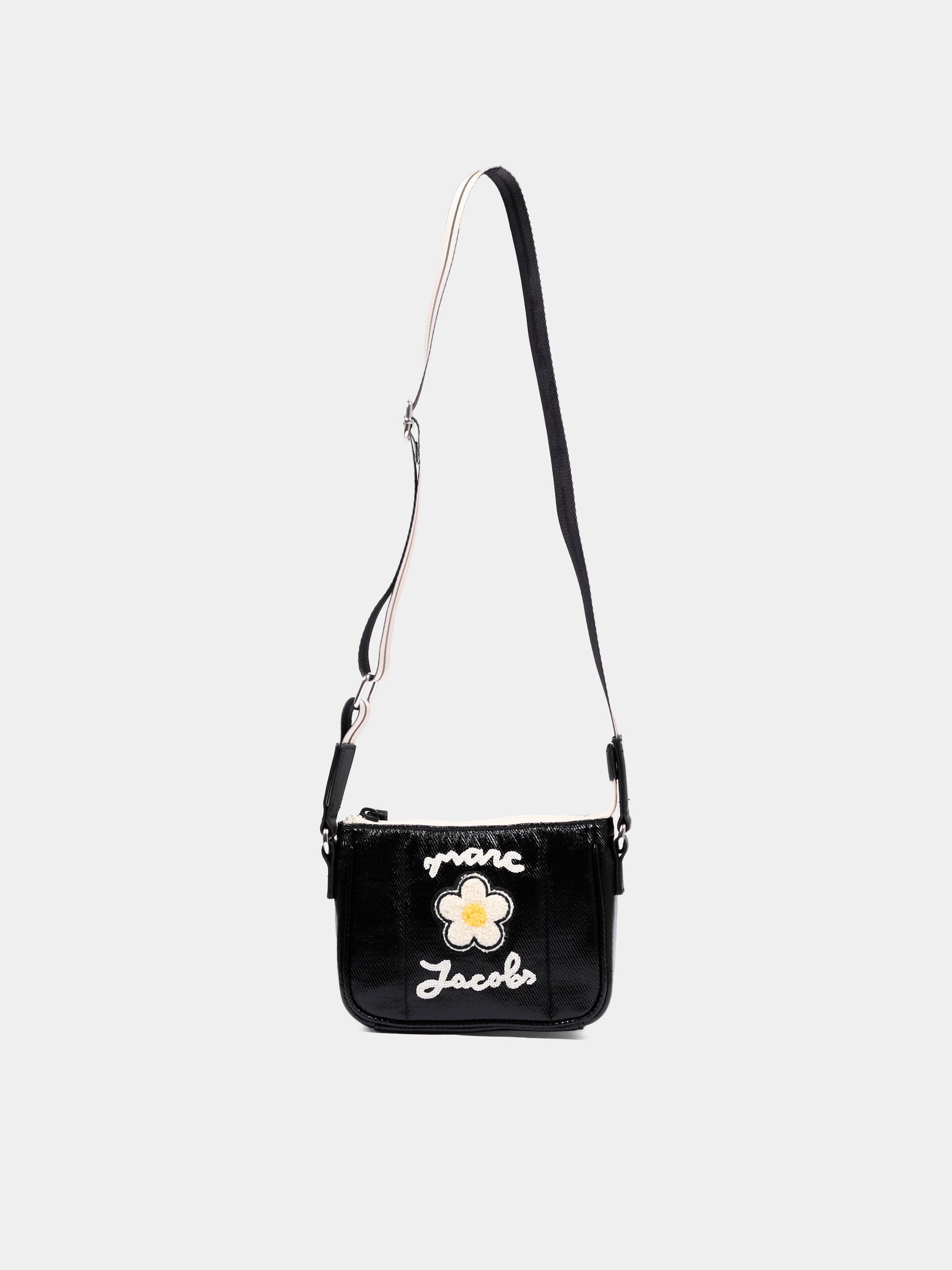 Borsa nera per bambina con logo,Marc Jacobs,W61091 09B
