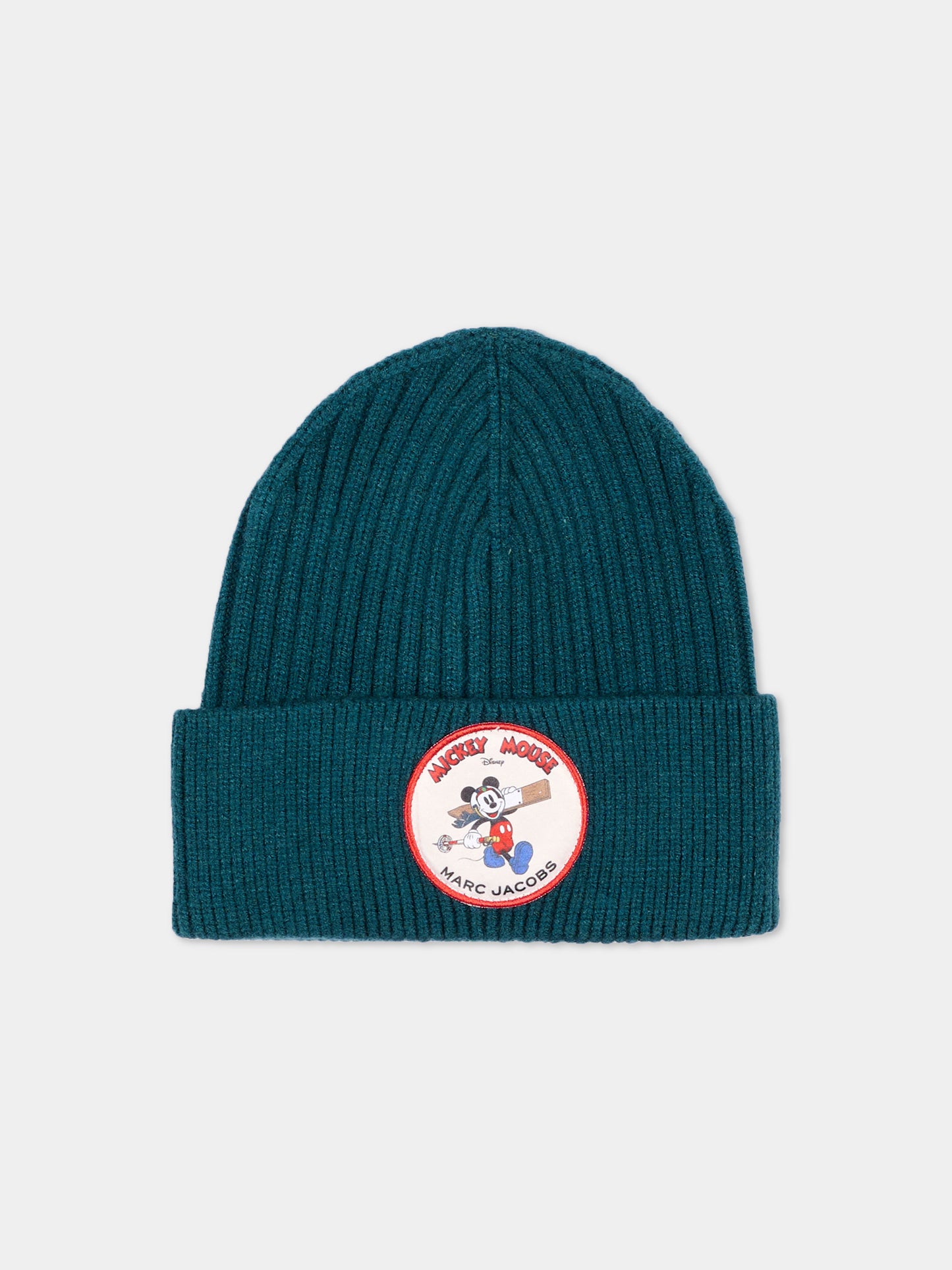 Berretto verde per bambino con Topolino,Marc Jacobs,W61105 668