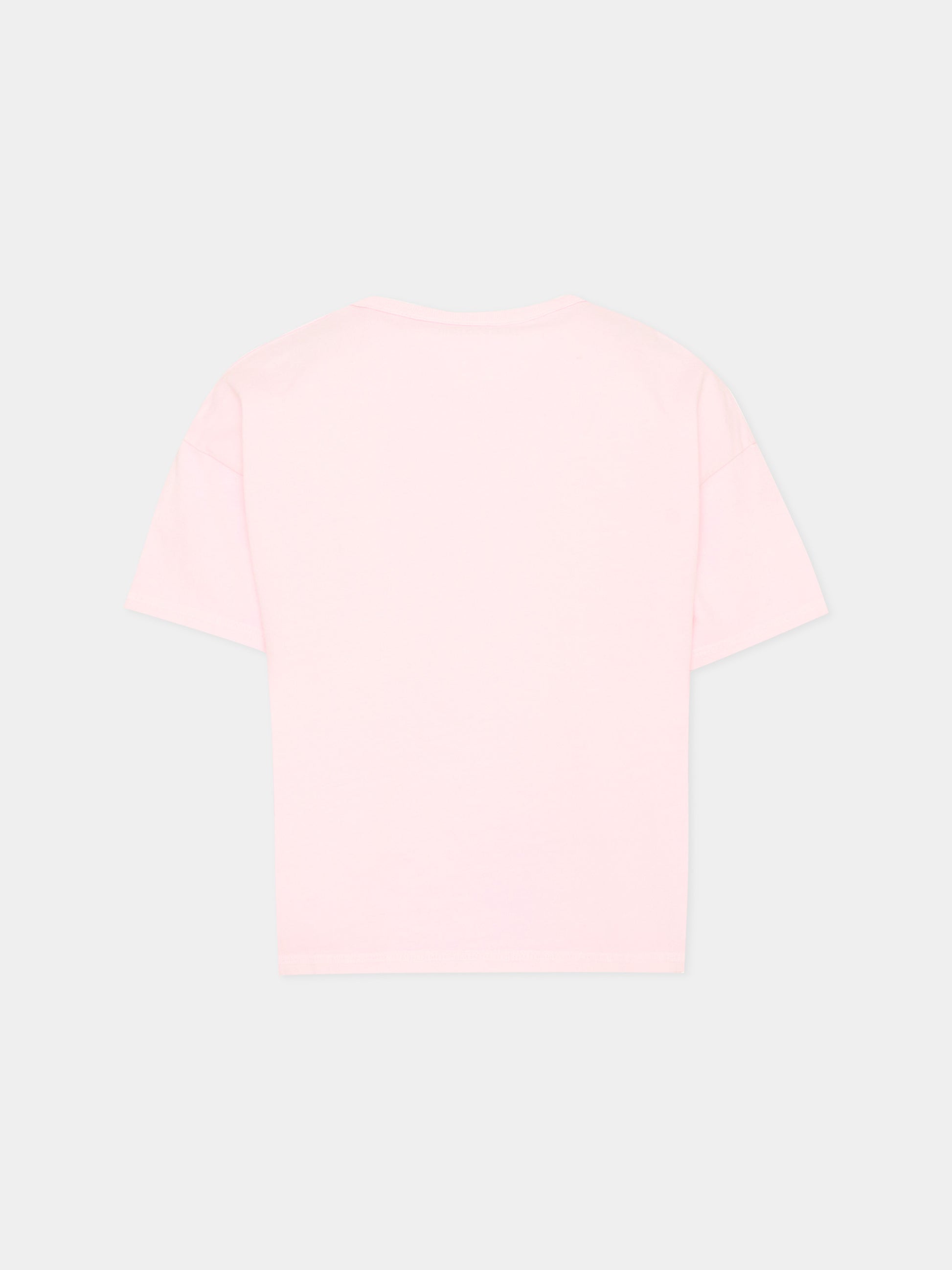 T-shirt rosa per bambina con logo,Zadig & Voltaire Kids,X60791 44A