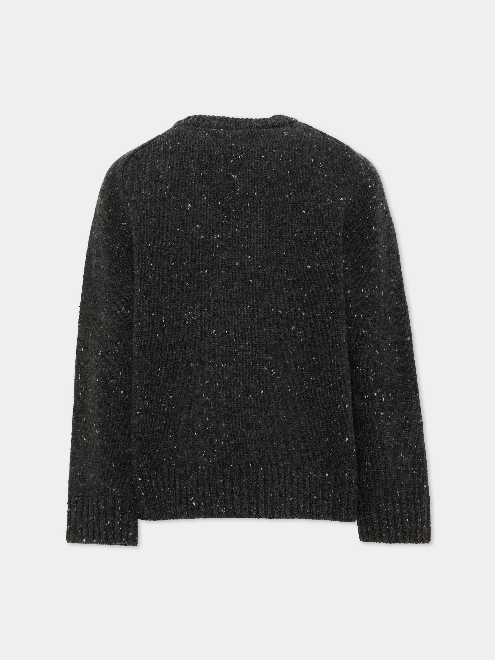 Maglione grigio per bambino con scritta,Zadig & Voltaire Kids,X60851 A48