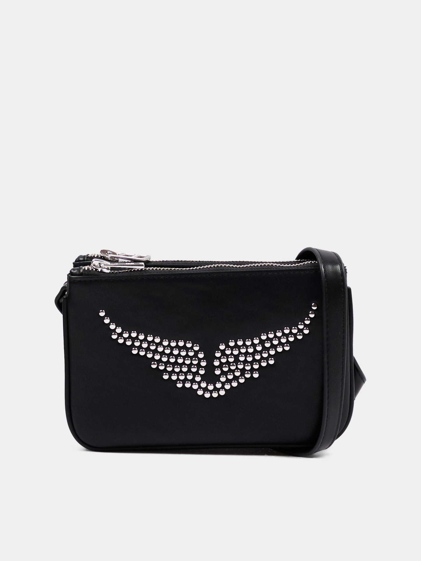 Borsa casual nera per bambina con ali,Zadig & Voltaire Kids,X60881 09B