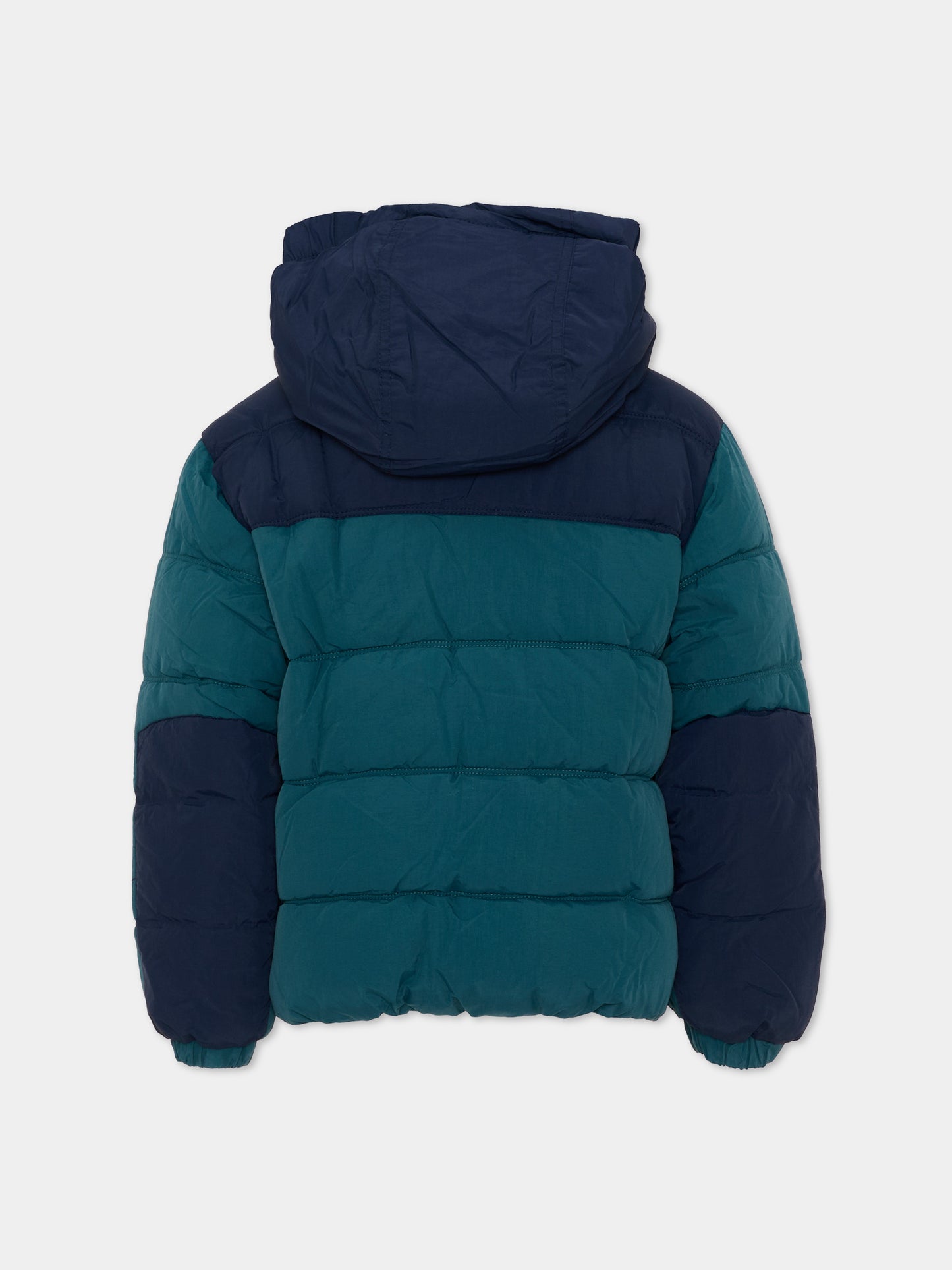 Piumino verde per bambino con cappuccio,Timberland,T61057 68R