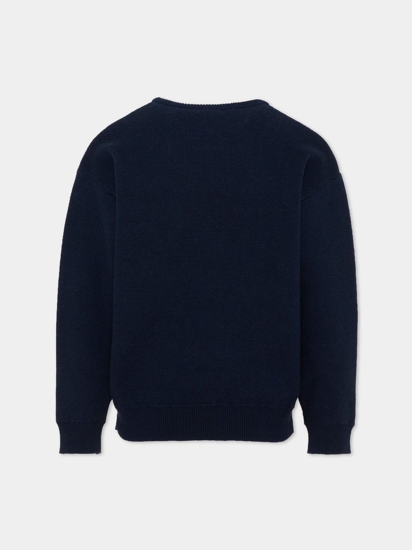 Maglione blu per bambino jacquard,Timberland,T61084 849