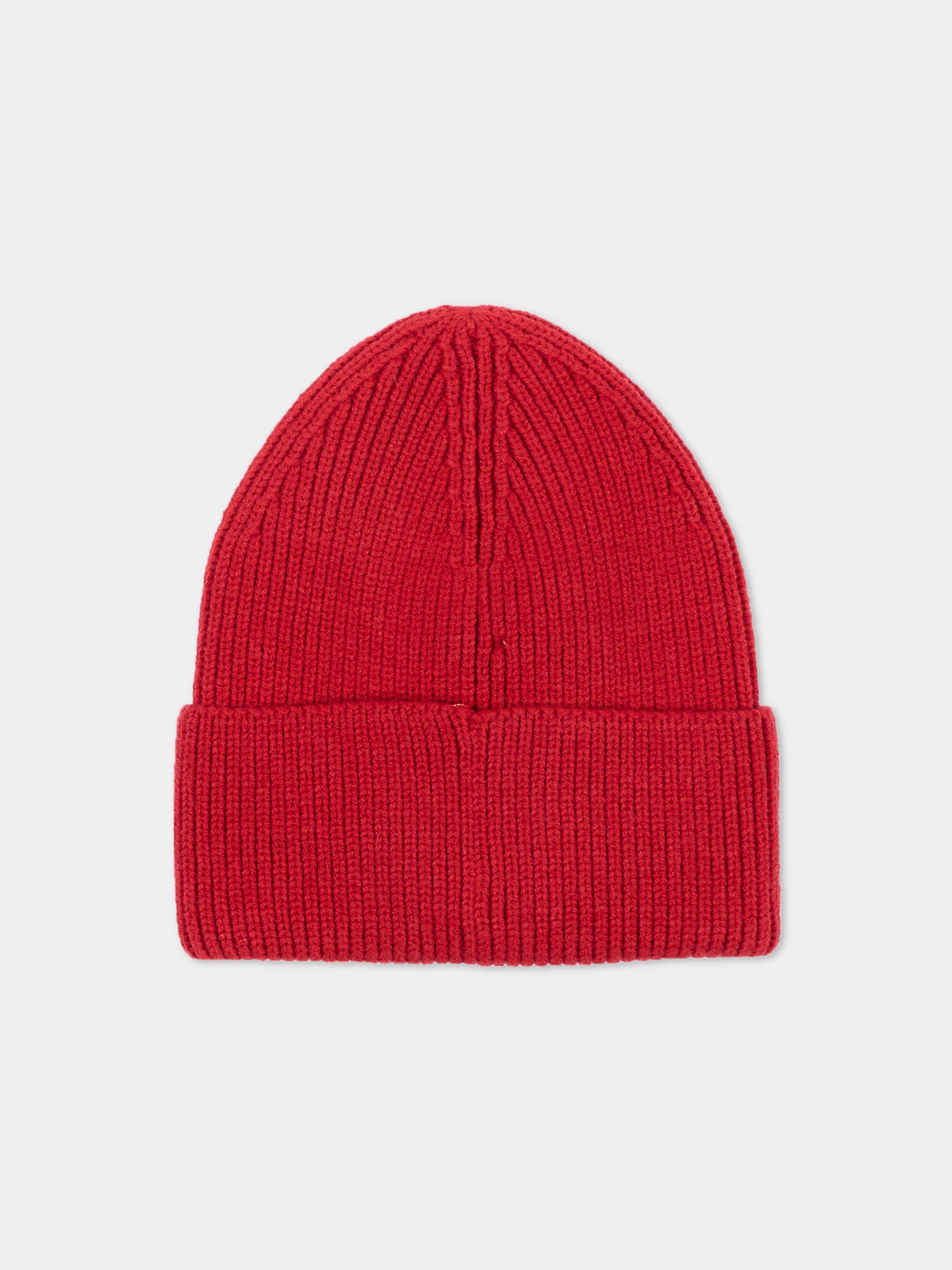Berretto rosso per bambino con logo,Timberland,T61097 974