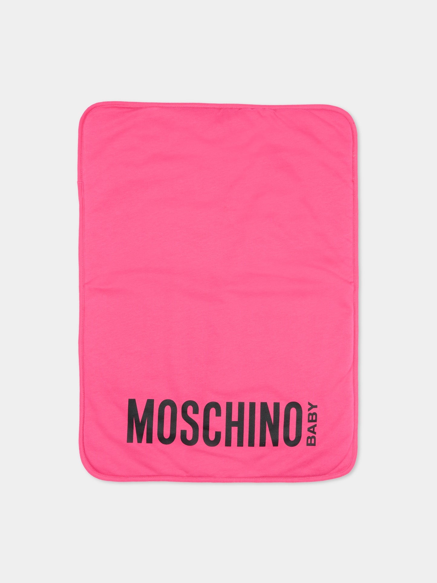 Borsa mamma fucsia per neonata con Teddy Bear,Moschino Kids,M5X03D LCA40 51450