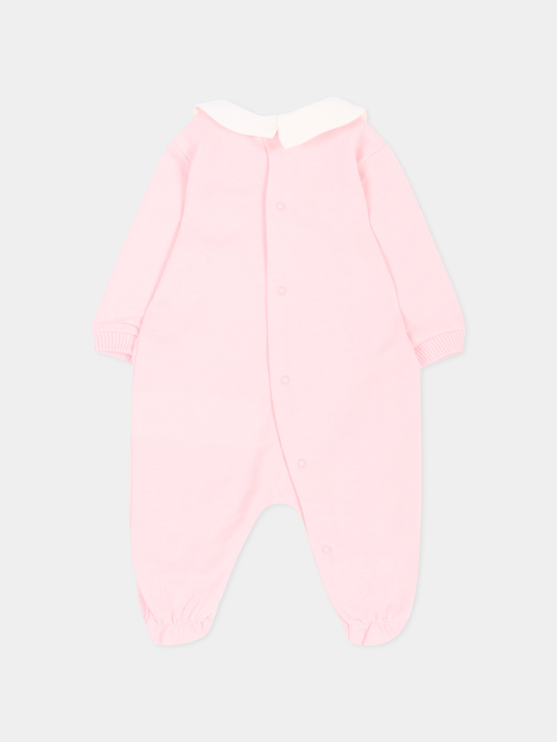 Tutina rosa per neonata con Teddy Bear,Moschino Kids,MUT04Z LCA40 50209