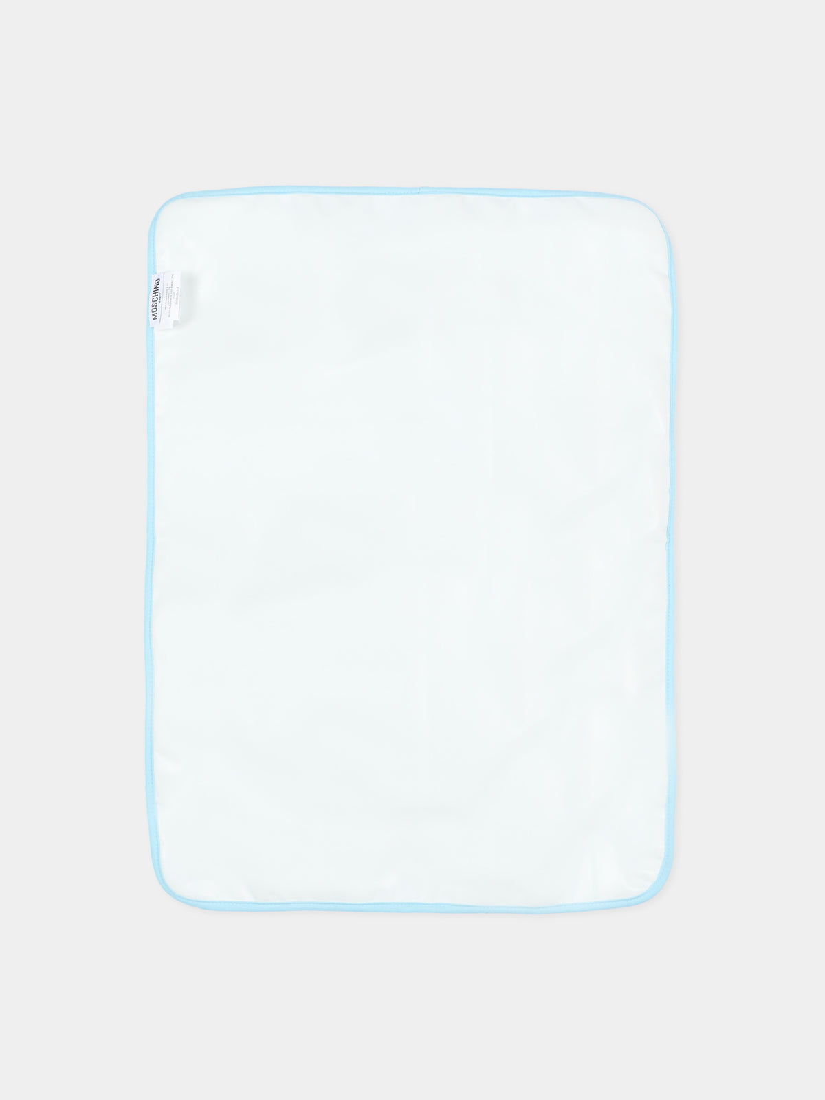 Borsa mamma azzurra per neonato con Teddy Bear,Moschino Kids,MUX062 LCA93 40304