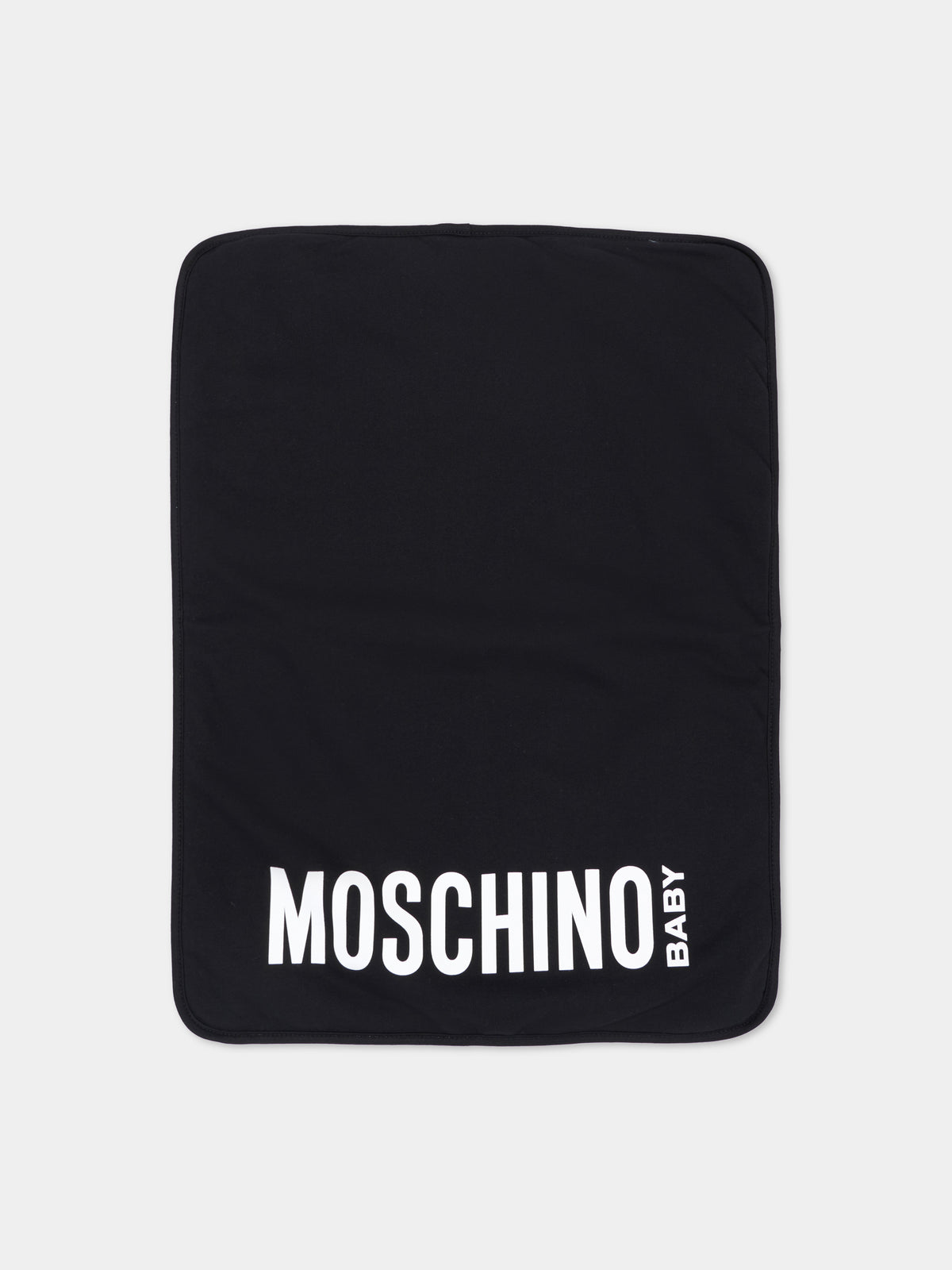 Borsa mamma nera per neonati con Teddy Bear,Moschino Kids,MUX062 LCA93 60100