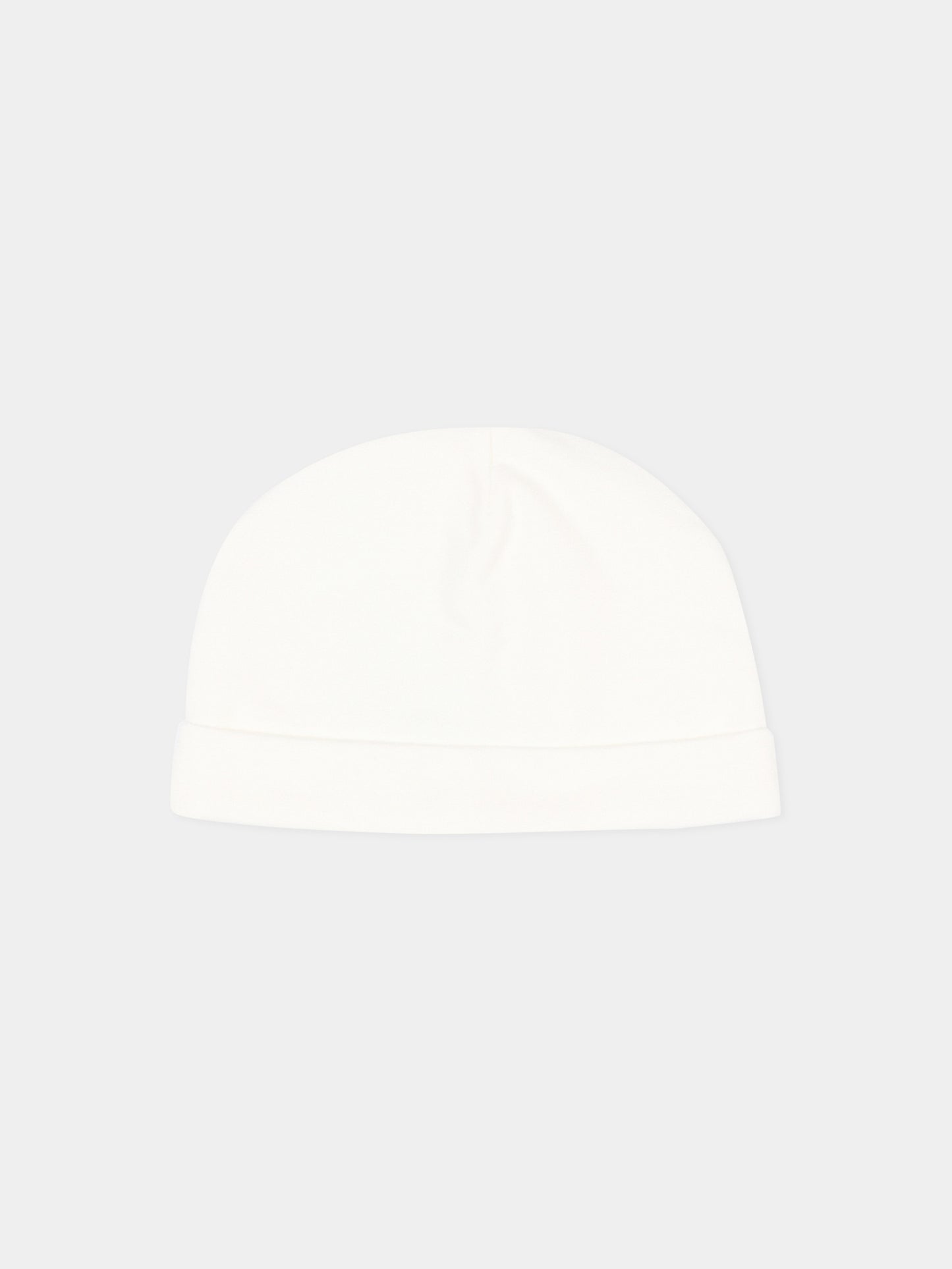 Cappello avori per neonati con Teddy Bear,Moschino Kids,MUX066 LCA40 10063