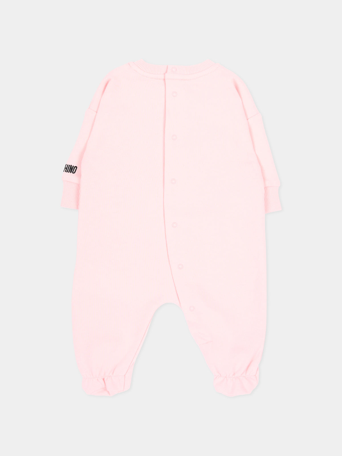 Tutina rosa per neonata con Teddy Bear,Moschino Kids,MUY09H LCA93 50209