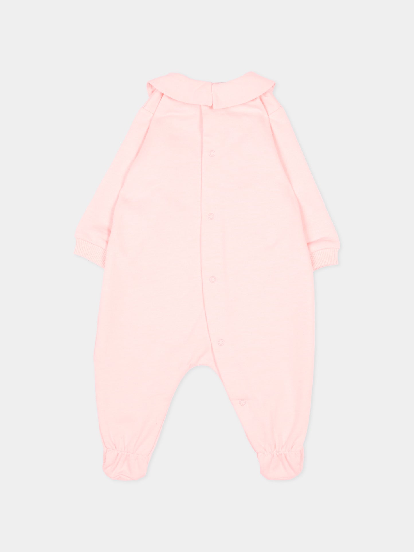 Tutina rosa per neonata con Teddy Bear,Moschino Kids,MUY09O LCA40 50209