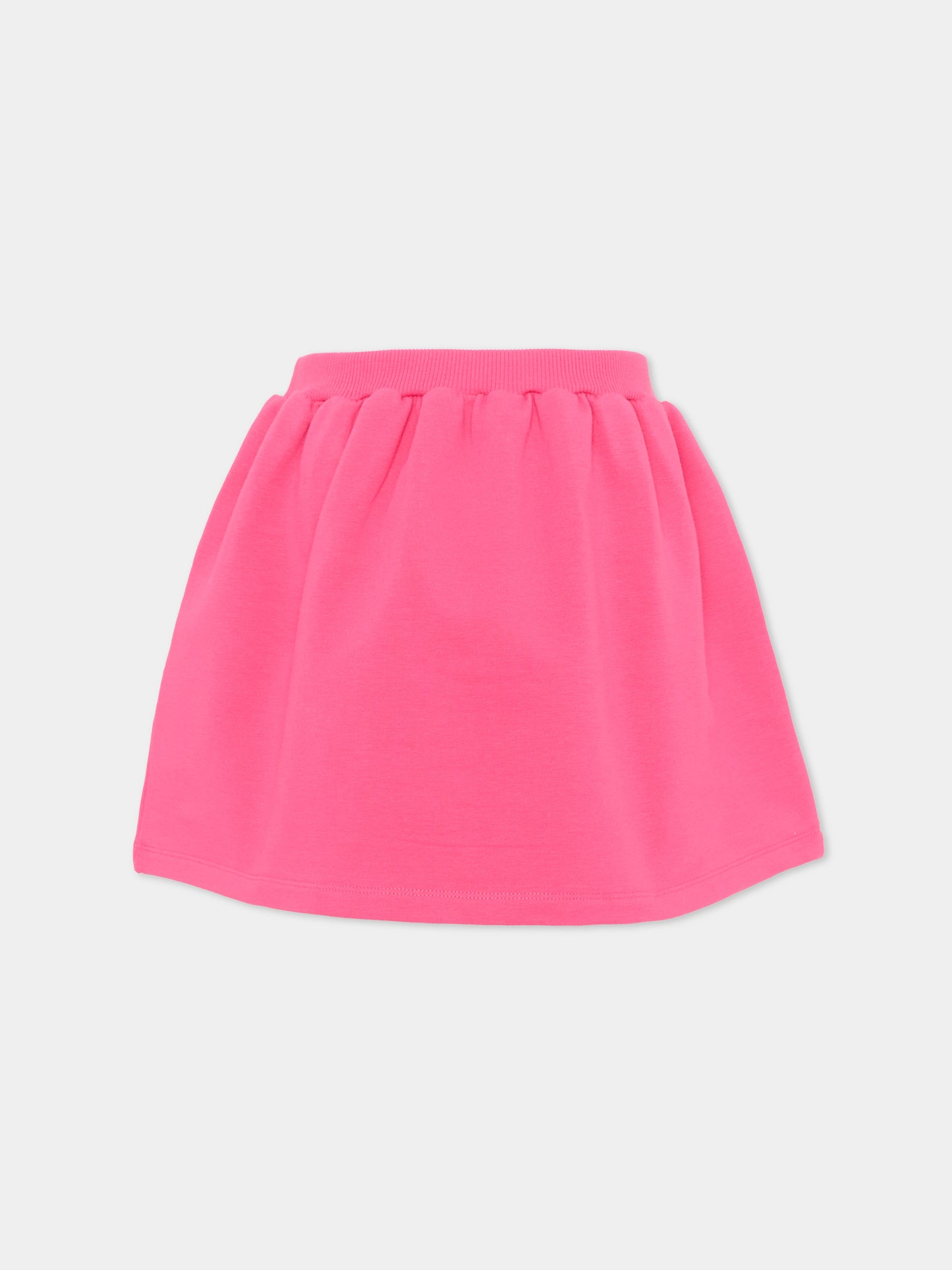 Gonna fucsia per bambina con Teddy Bear,Moschino Kids,HAJ03X LDA18 51450