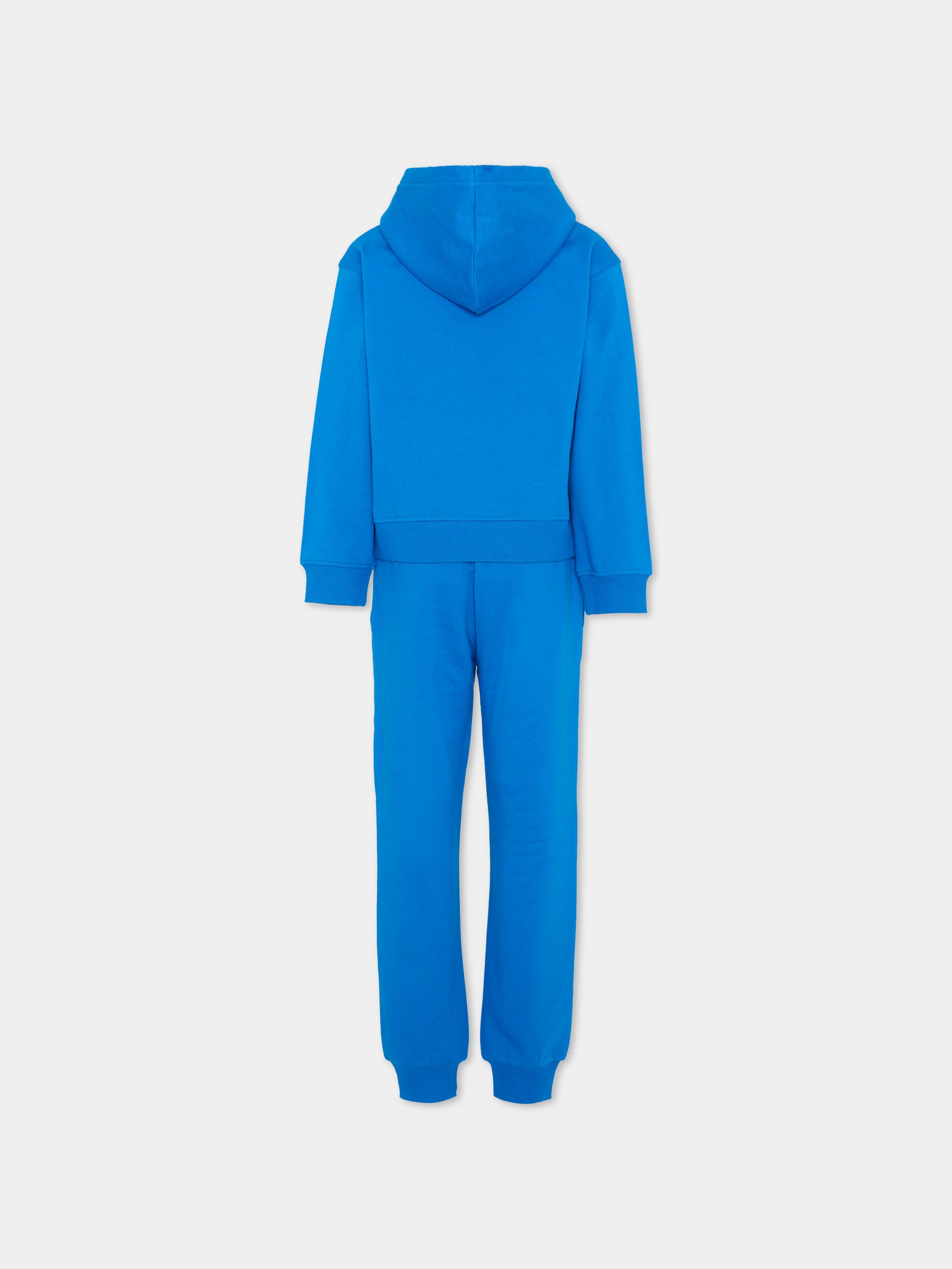 Completo sportivo blu per bambino con Teddy Bear,Moschino Kids,HUK04R LCA83 40157