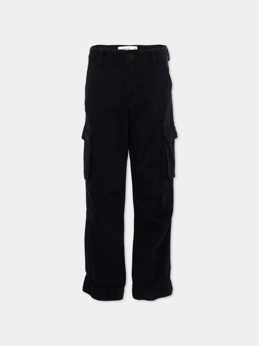 Pantalone nero cargo per bambina,Abercrombie & Fitch,43AG19 K94