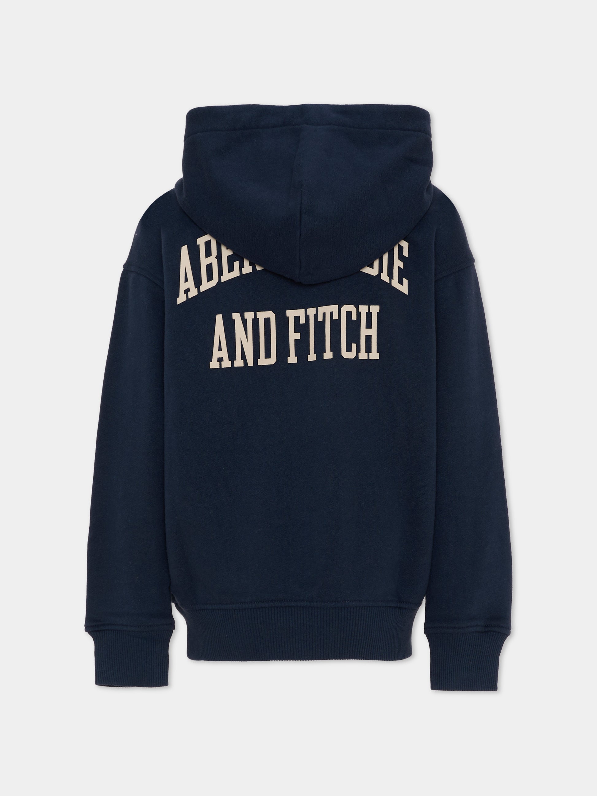 Felpa blu per bambini con logo college,Abercrombie & Fitch,93AK06 U3K