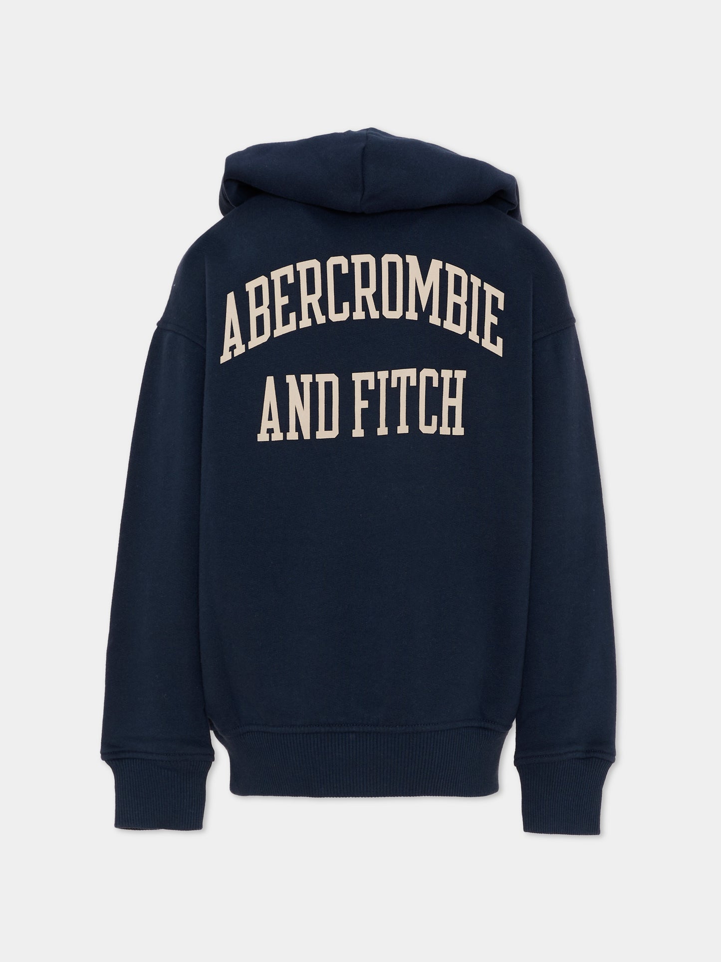 Felpa blu per bambini con logo college,Abercrombie & Fitch,93AK06 U3K