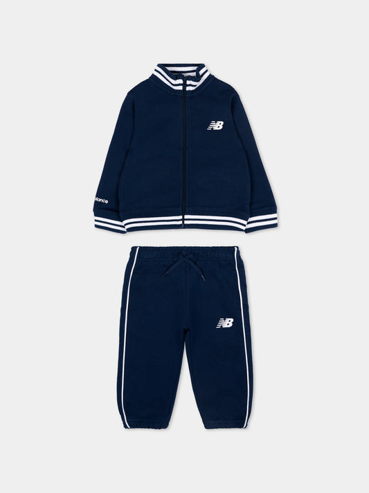 Completo sportivo blu per neonato,New Balance,LAKB0311I NNY