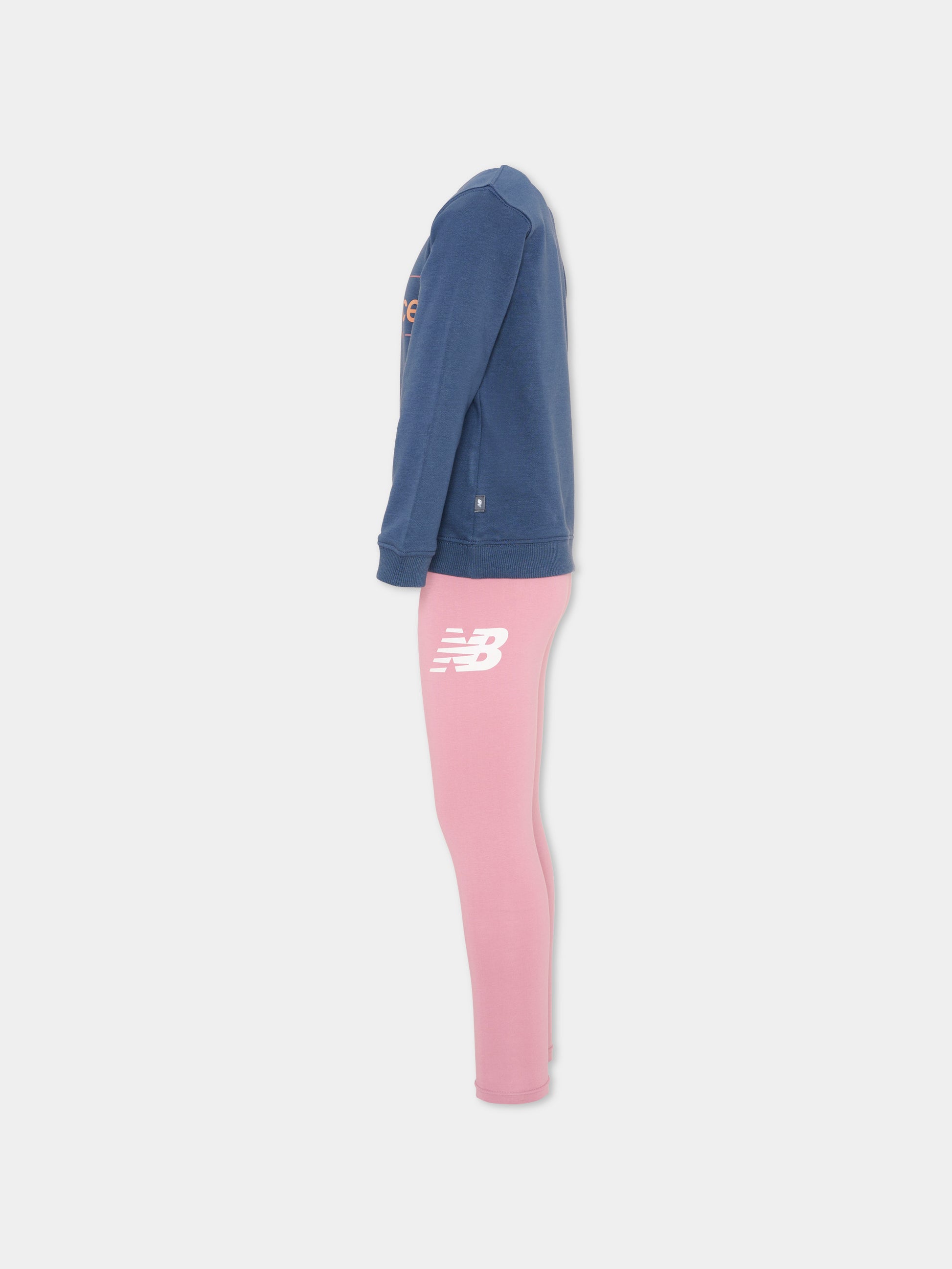 Completo multicolor per bambina logo,New Balance,LAKG0252I VTI