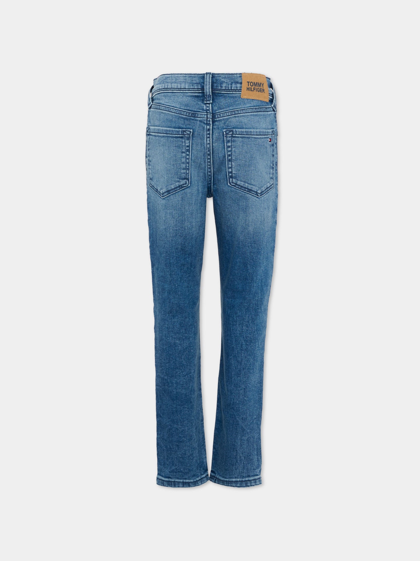 Jeans denim per bambino con Tommy falg,Tommy Hilfiger Junior,KB0KB09709 1A8