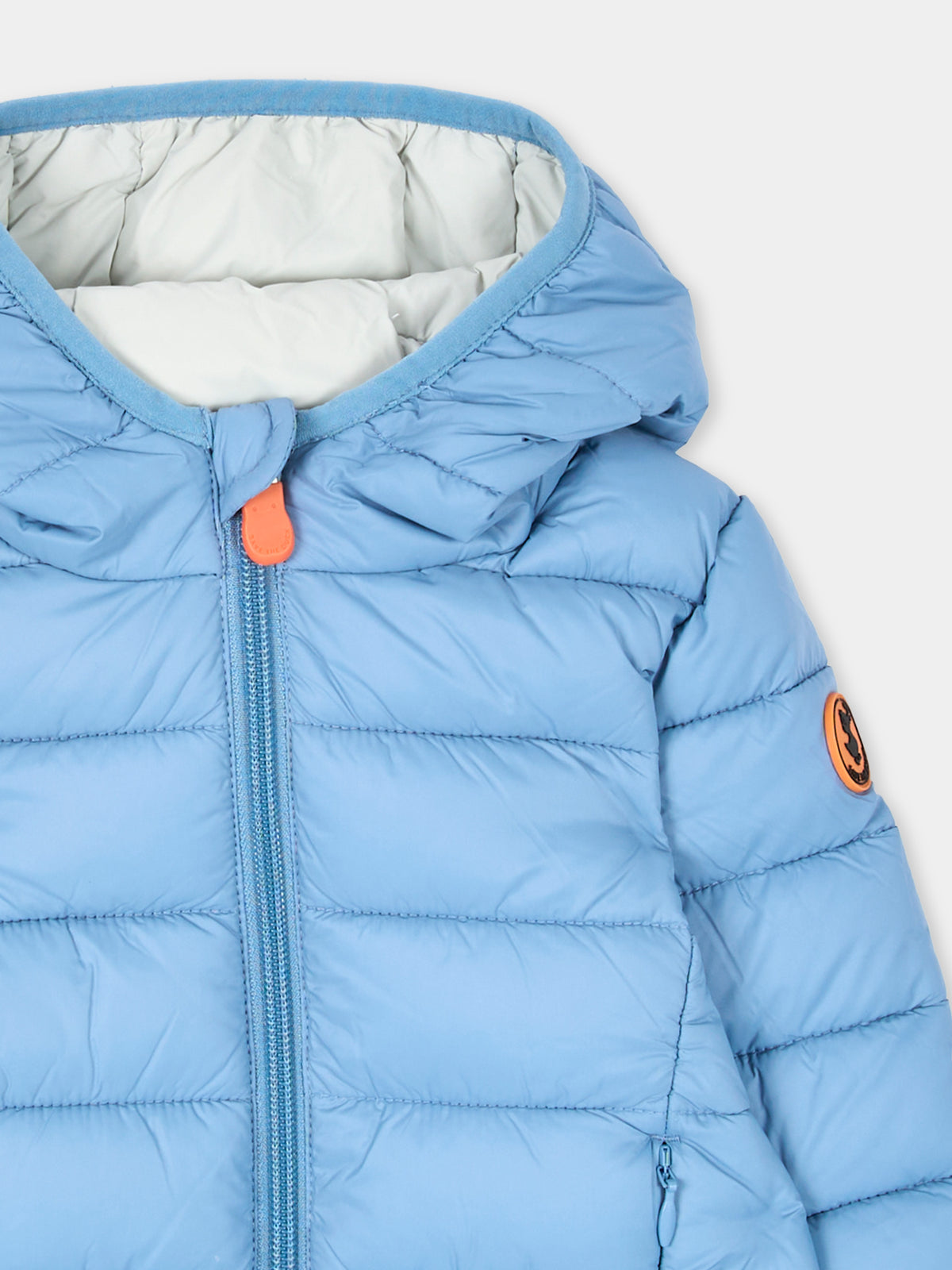 Piumino azzurro per neonato,Save The Duck Kids,I33229X GIGA23 90078